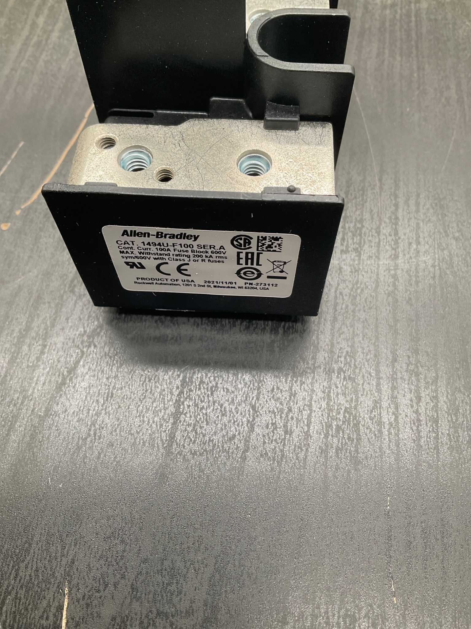 ALLEN‑BRADLEY 1494U‑F100 Fuse Block 100A NEW 1