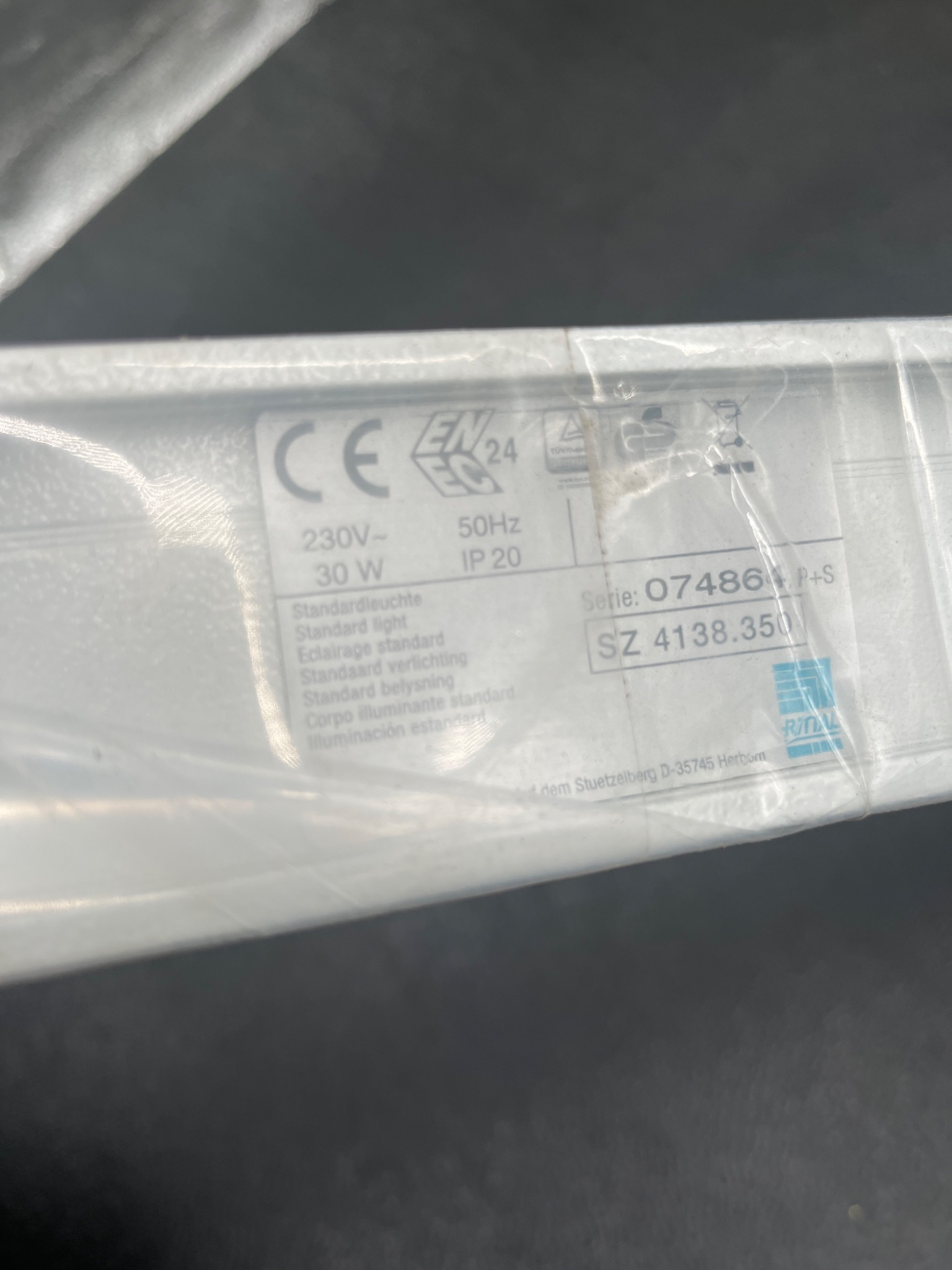 RITTAL SZ 4138.350 Enclosure System Light 230V 30W NEW 3