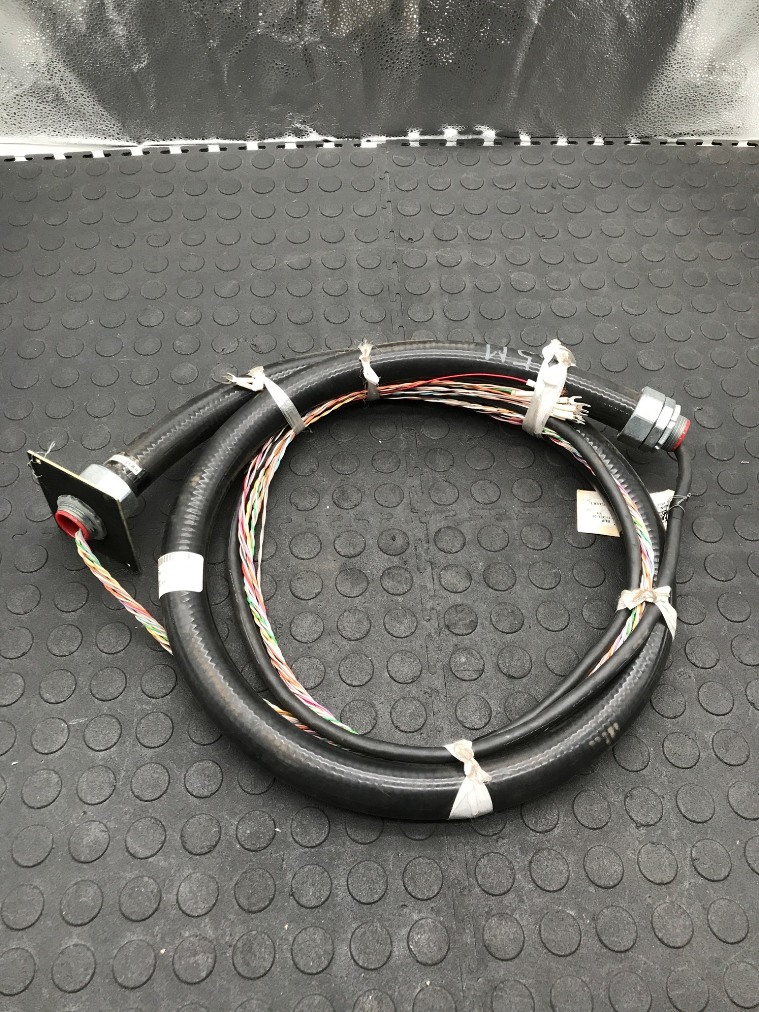YASKAWA HW9371123‑1.5 Industrial Robot Interface Cable USED 0