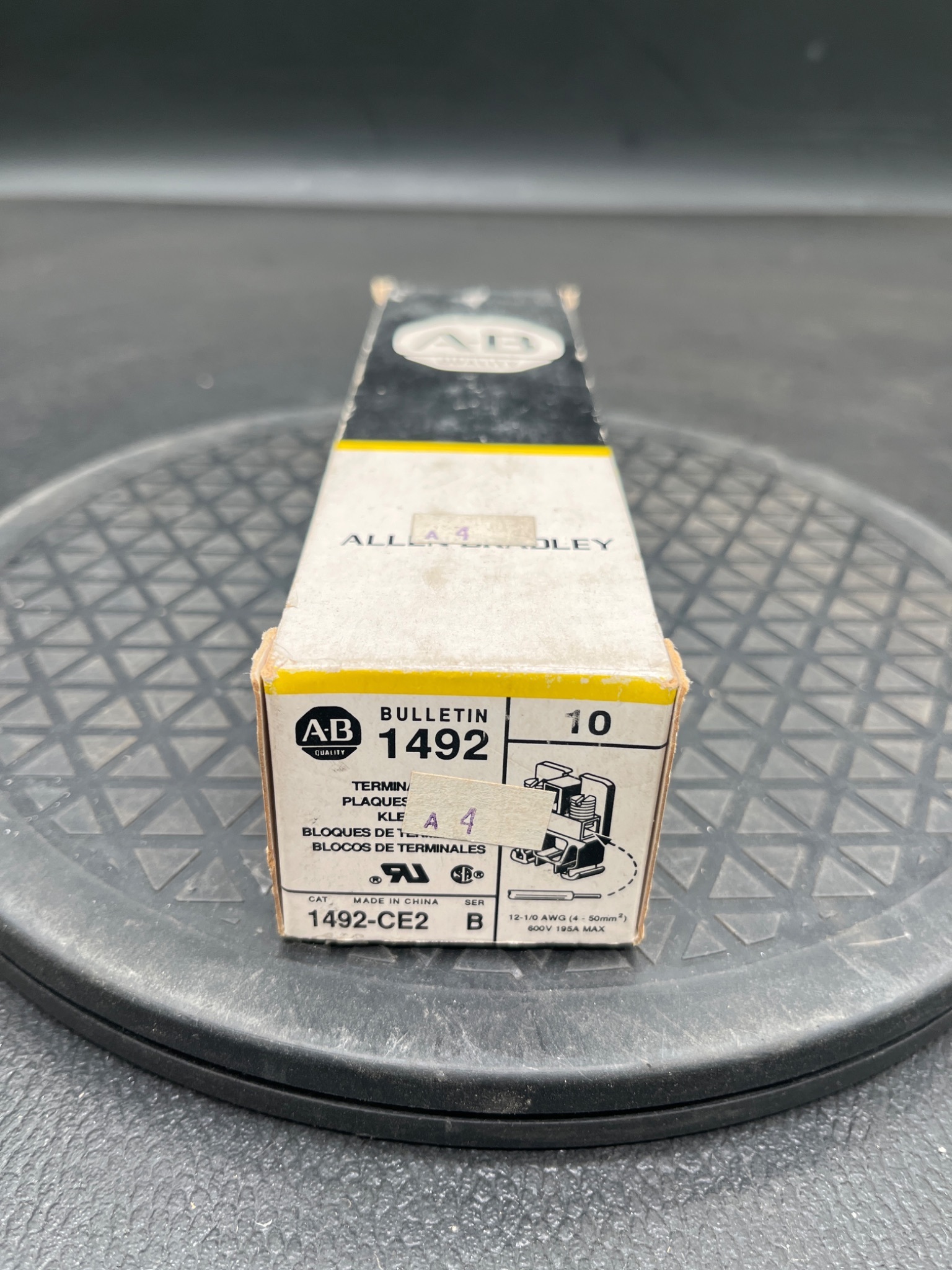 ALLEN‑BRADLEY 1492‑CE2 Series B End Stops 10 PCS NEW 1