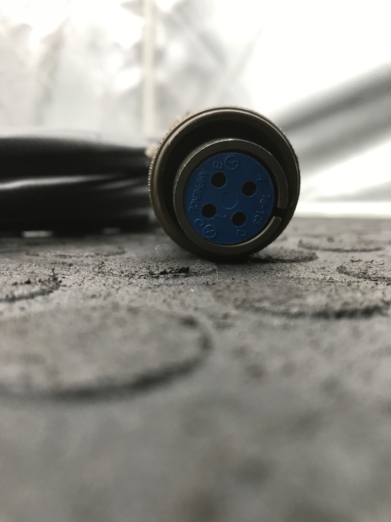 IGUS CHAINFLEX Motor Power Cable With 4‑Pin Circular Connectors USED 1