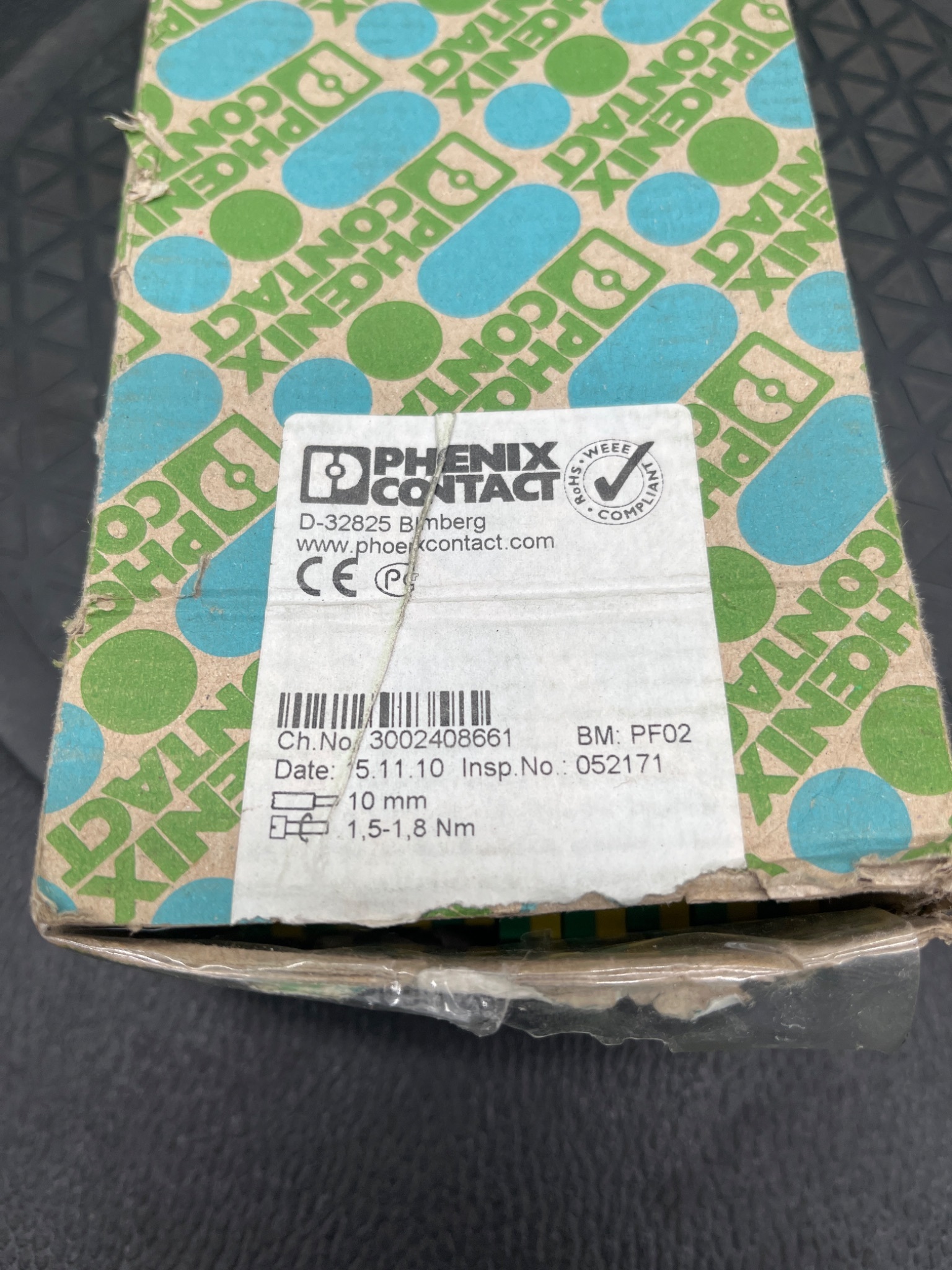 PHOENIX CONTACT USLKG10 Ground Terminal Blocks NEW 1