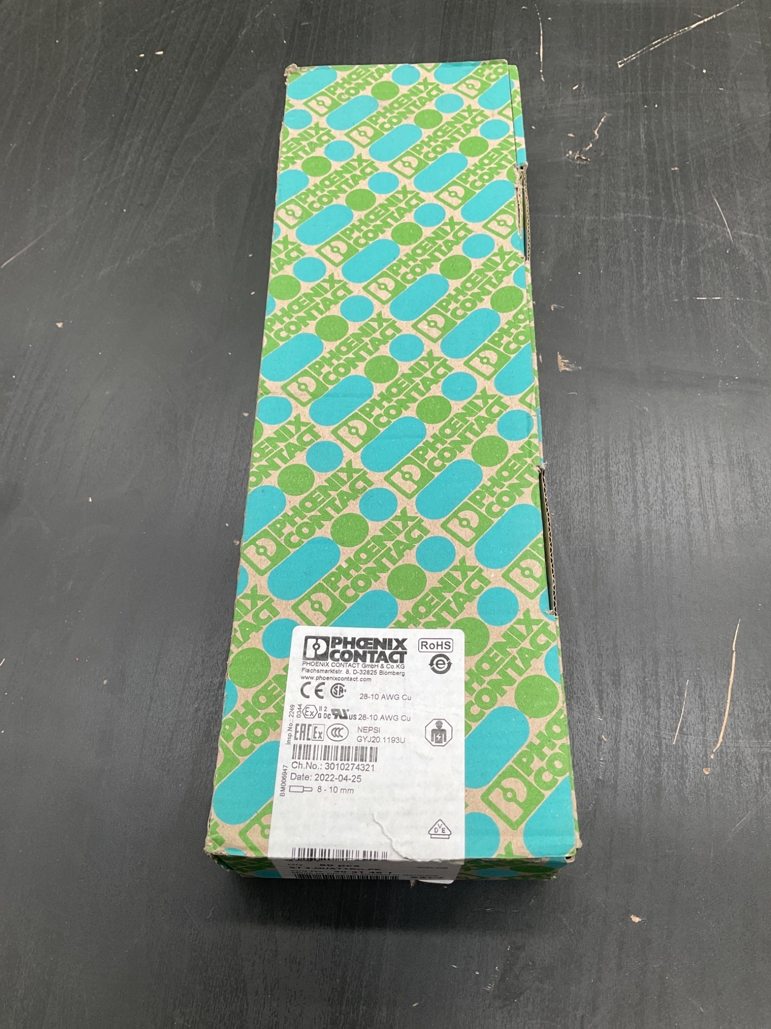 PHOENIX CONTACT ST 4‑QUATTRO‑PE Ground Terminal Blocks NEW 0