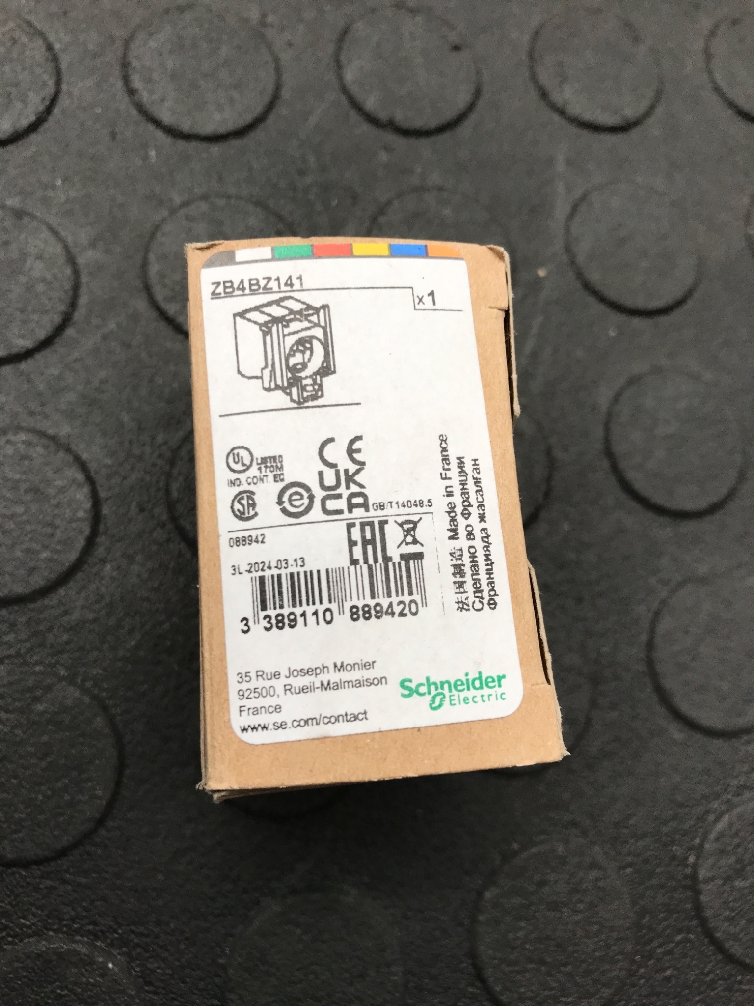 SCHNEIDER ELECTRIC ZB4BZ141 Contact Block NEW 0
