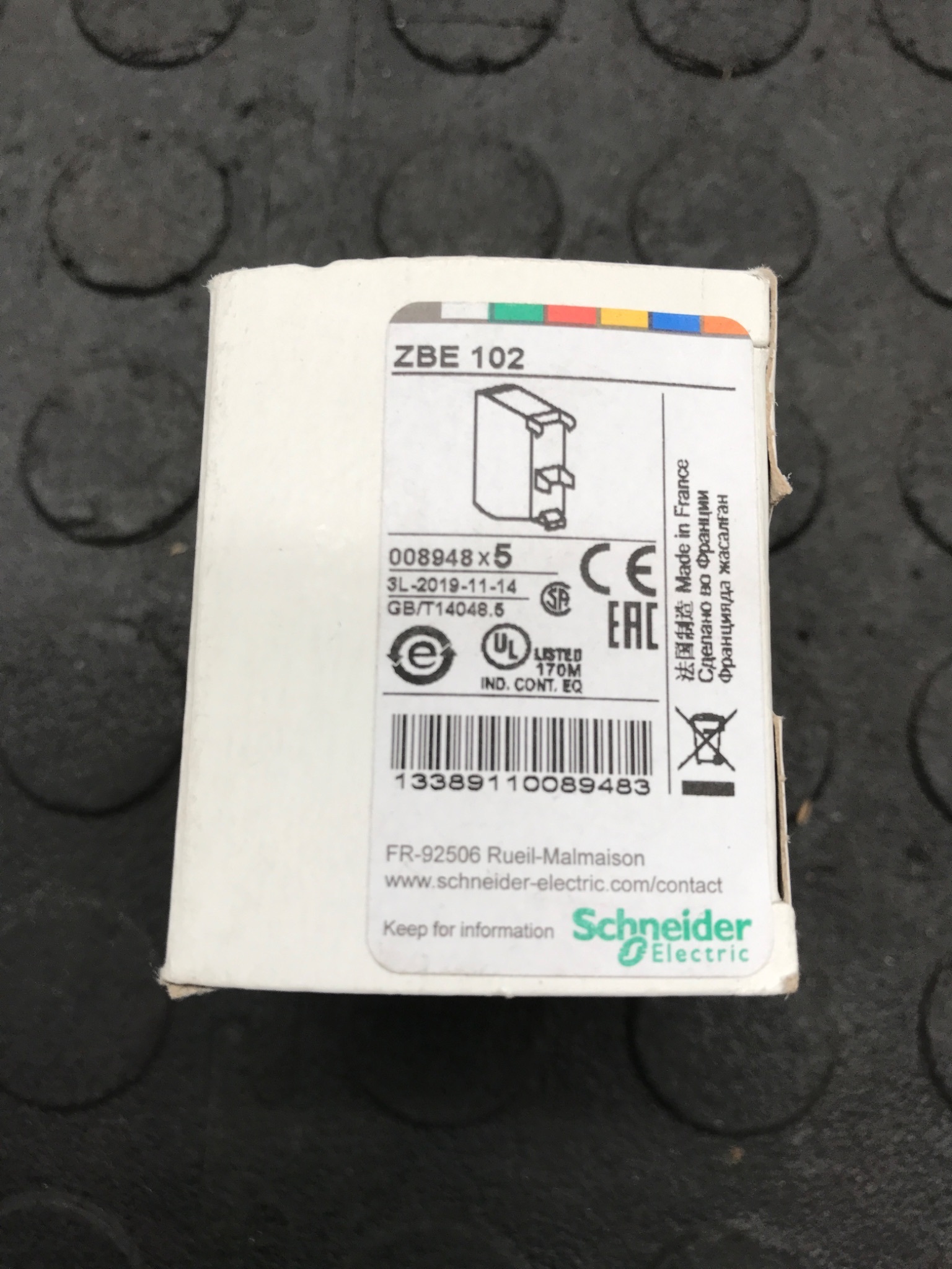 SCHNEIDER ELECTRIC ZBE102 Contact Block NEW 2