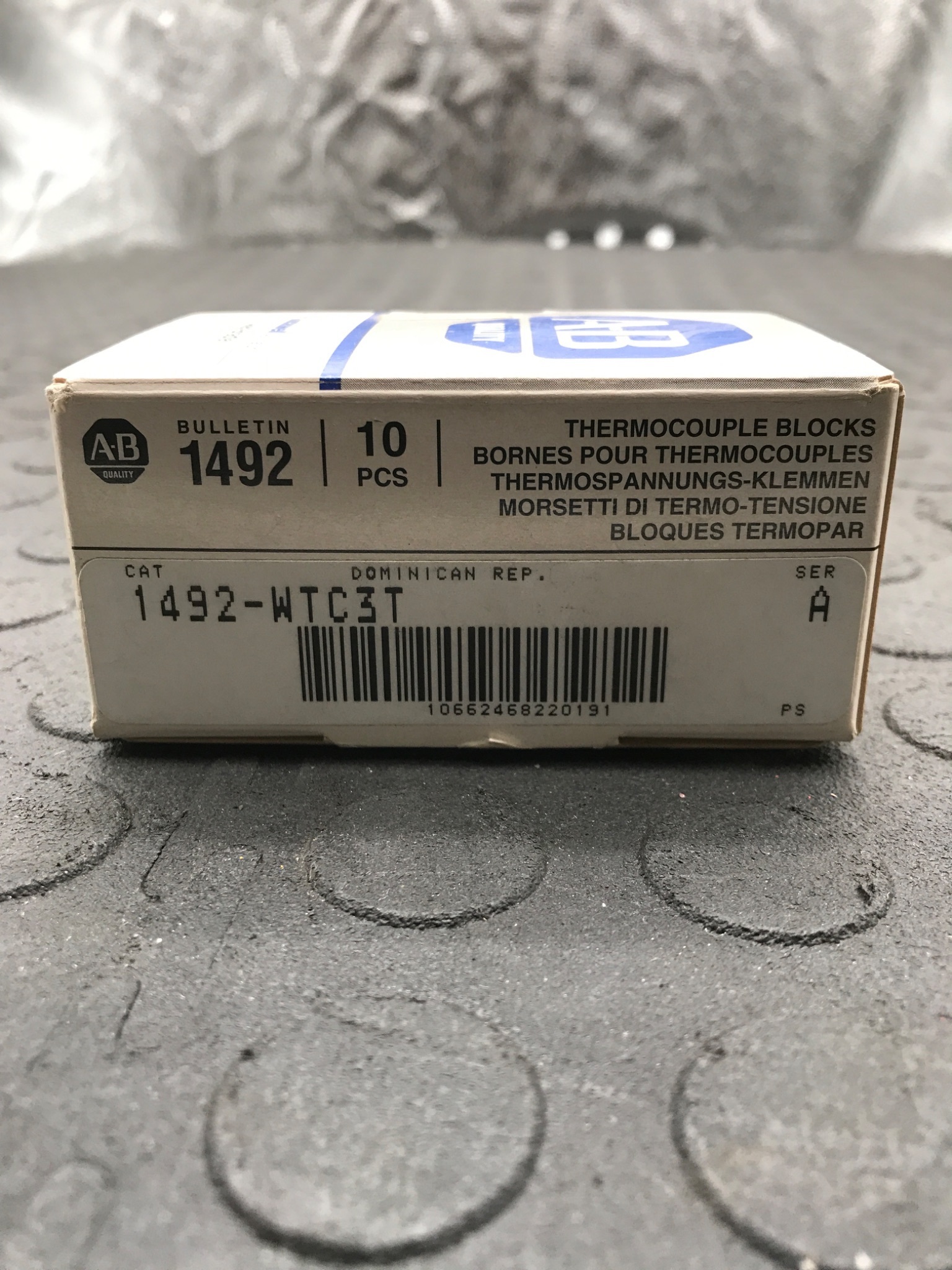 ALLEN‑BRADLEY 1492‑WTC3T Type T Thermocouple Terminal Block NEW Box of 10 0