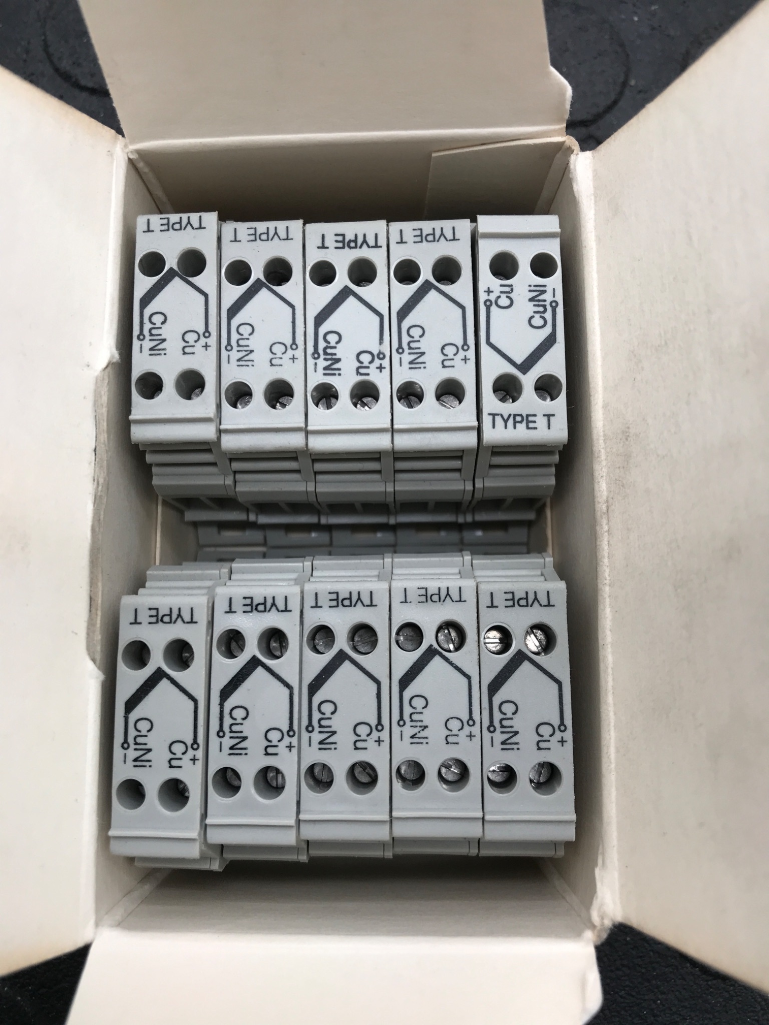 ALLEN‑BRADLEY 1492‑WTC3T Type T Thermocouple Terminal Block NEW Box of 10 2