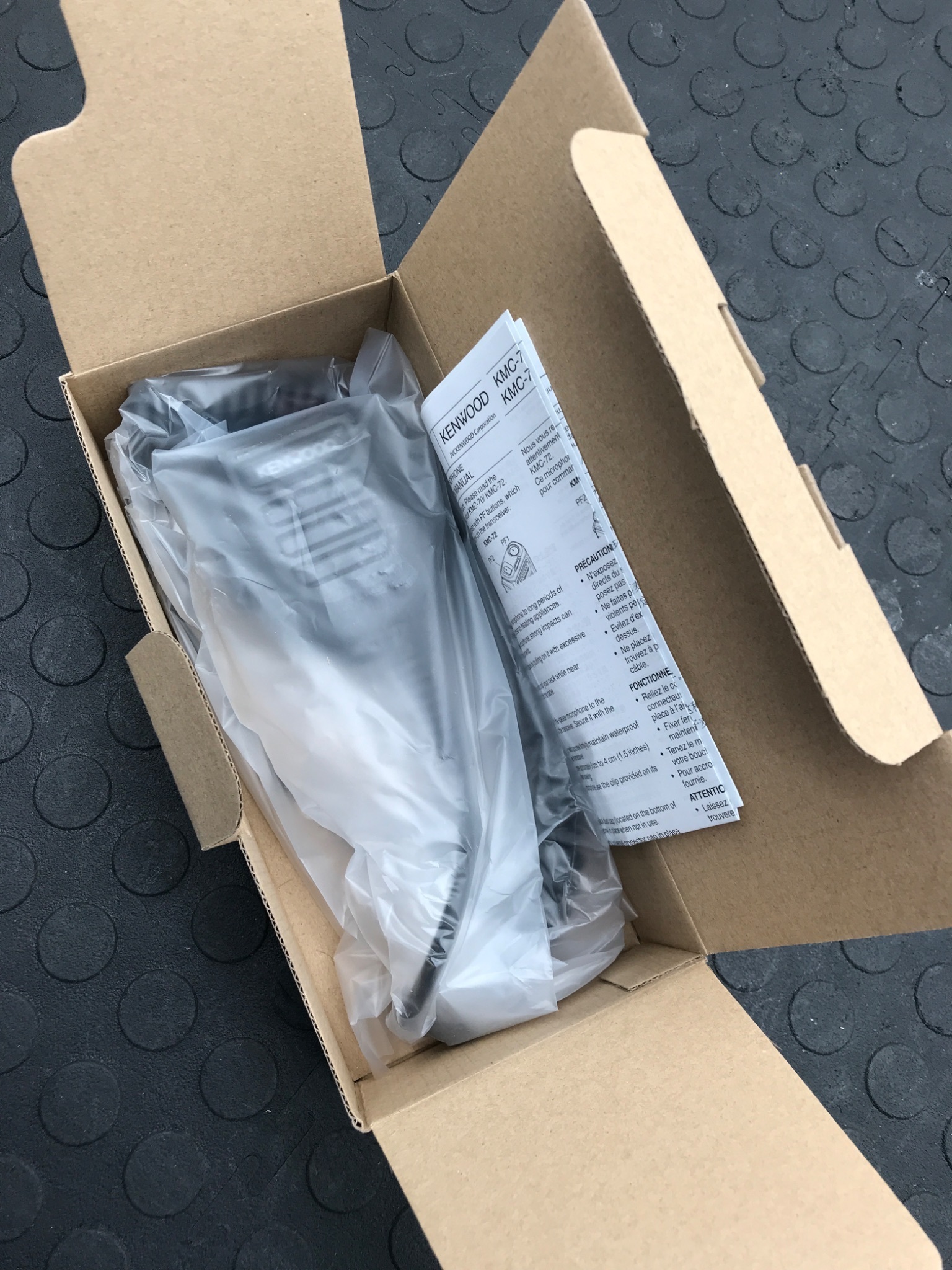 KENWOOD KMC‑72 Speaker Microphone NEW 2