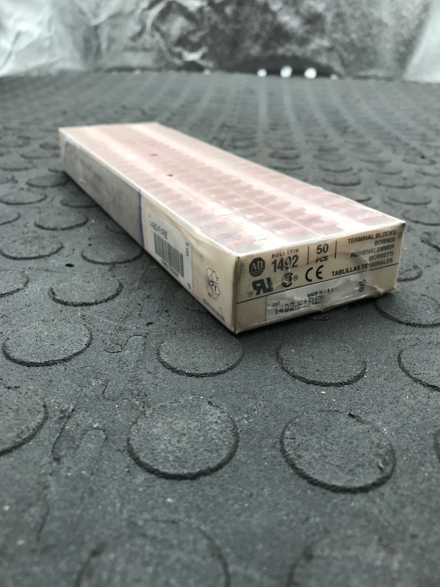 ALLEN‑BRADLEY 1492‑F1RE Terminal Blocks NEW Box of 50 0