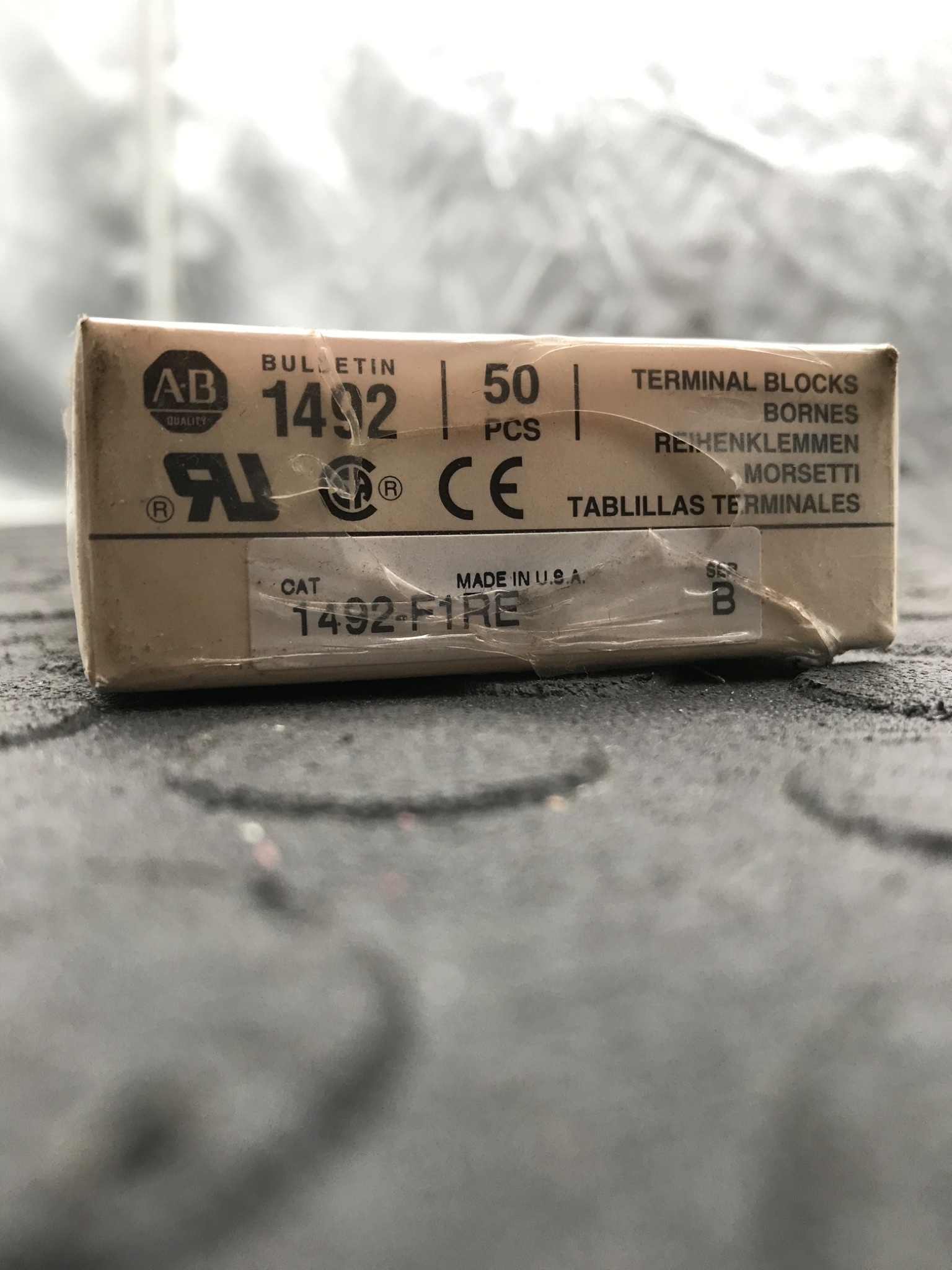 ALLEN‑BRADLEY 1492‑F1RE Terminal Blocks NEW Box of 50 1
