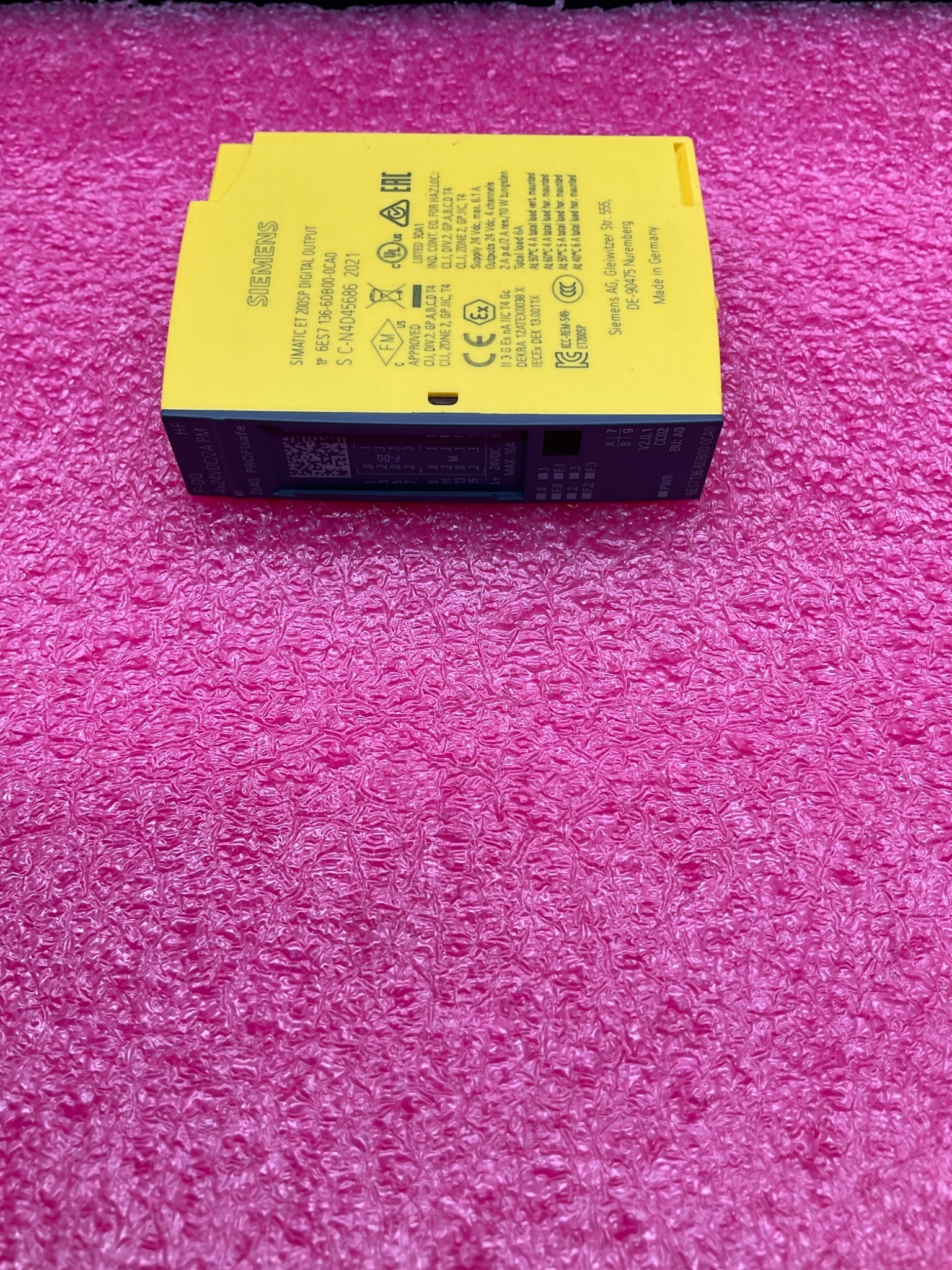 SIEMENS 6ES7 136‑6DB00‑0CA0 SIMATIC S7 ET 200SP Digital Output Module USED 2