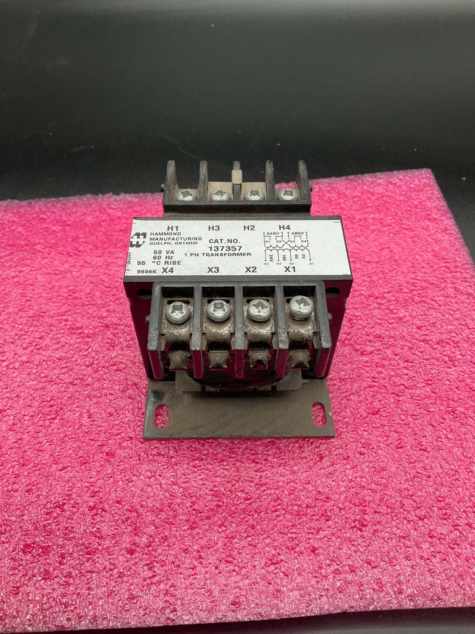 HAMMOND 137357 Control Transformer USED 0