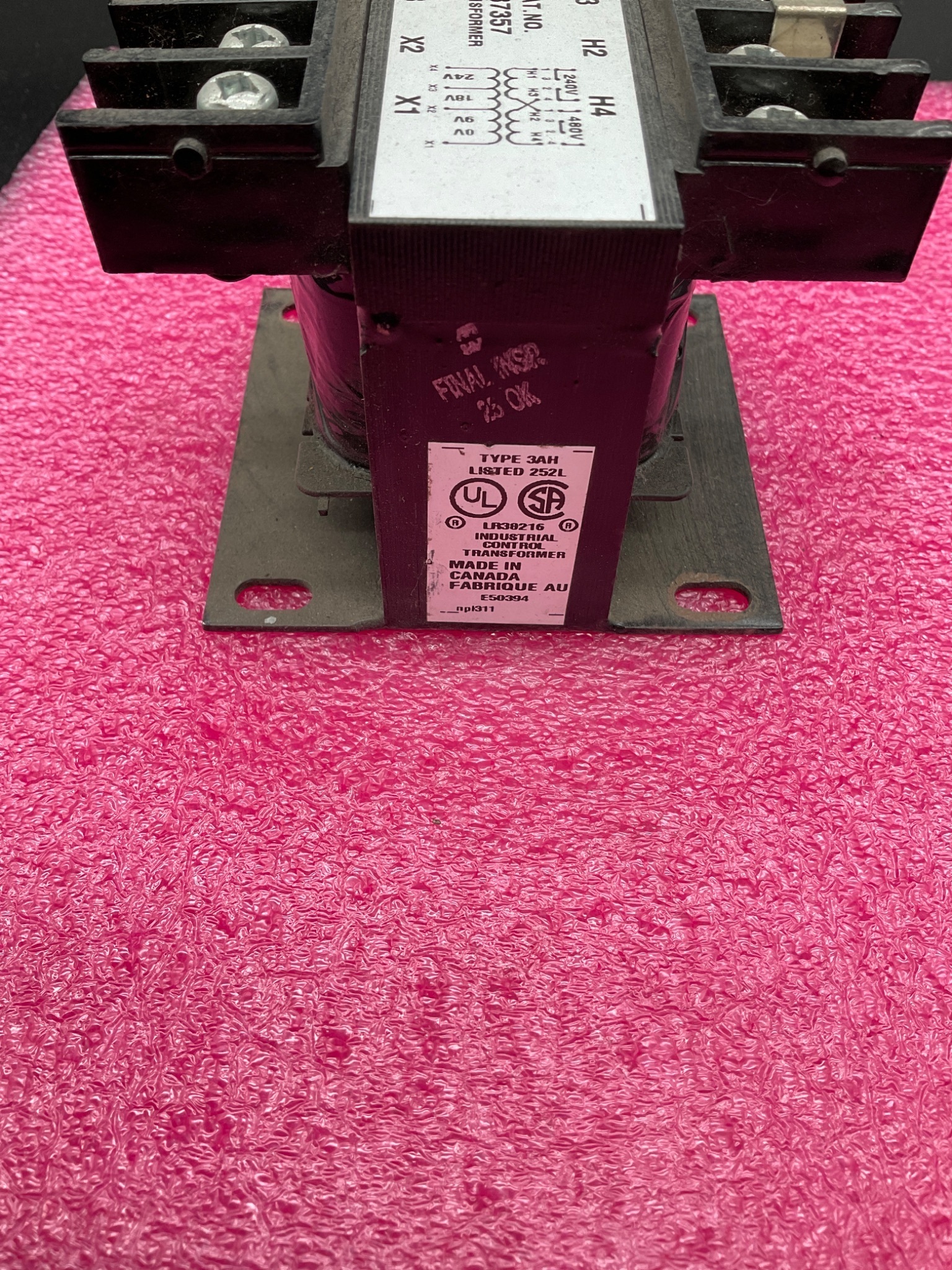 HAMMOND 137357 Control Transformer USED 4