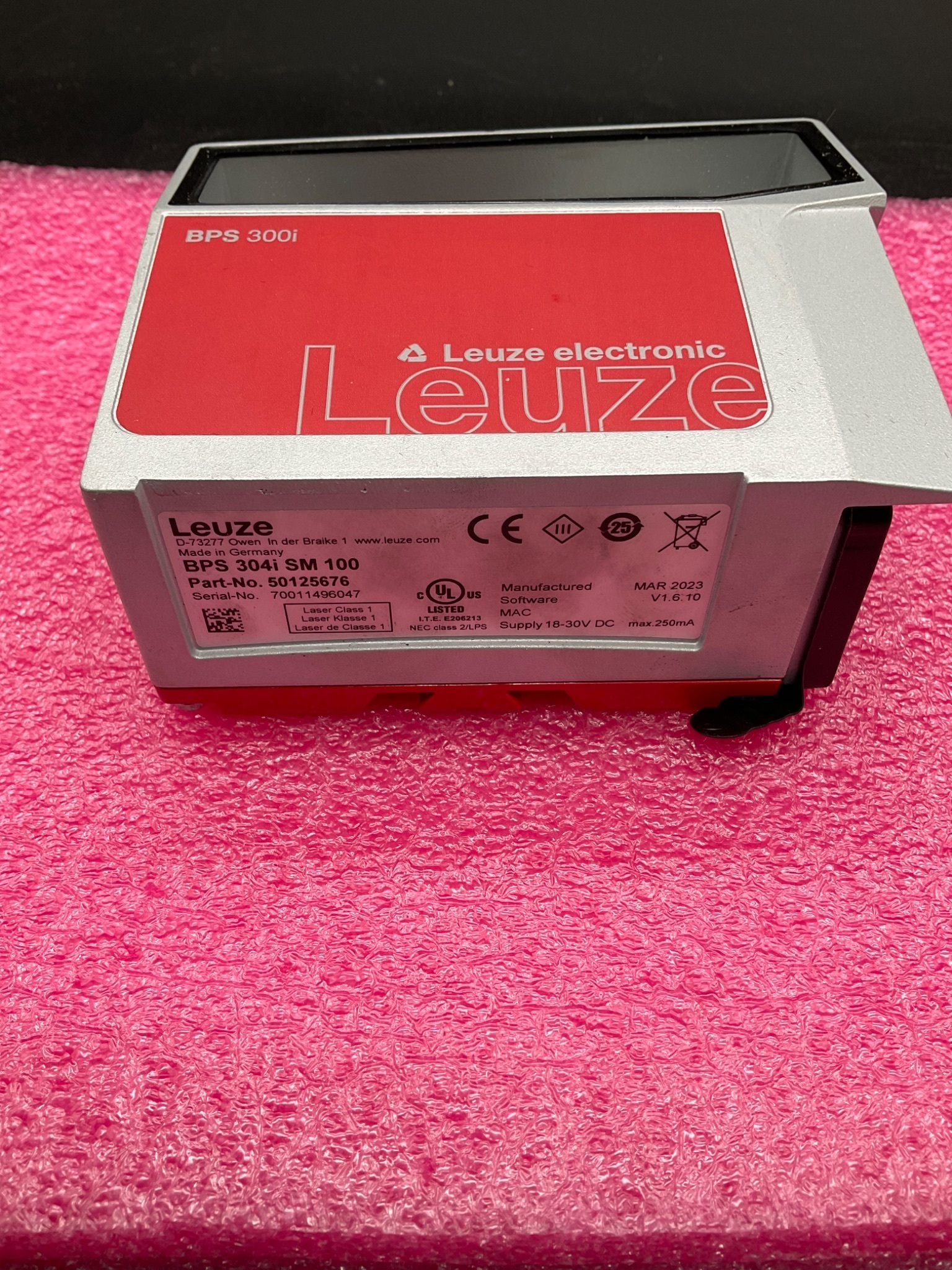 LEUZE ELECTRONIC 50125676 Positioning Sensor USED 1
