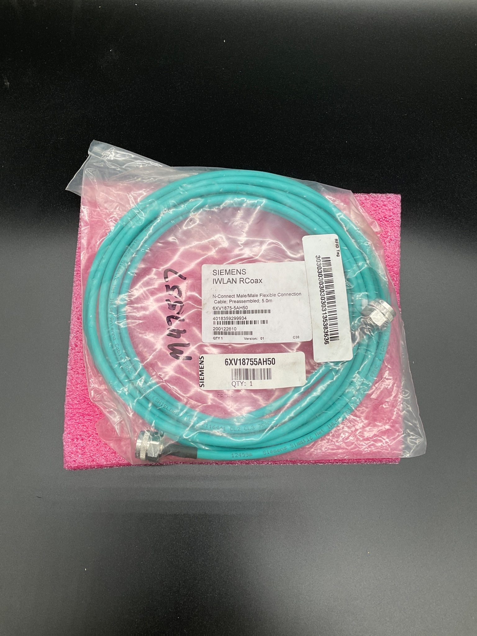 SIEMENS 6XV1875‑5AH50 IWLAN RCoax Cable NEW 0