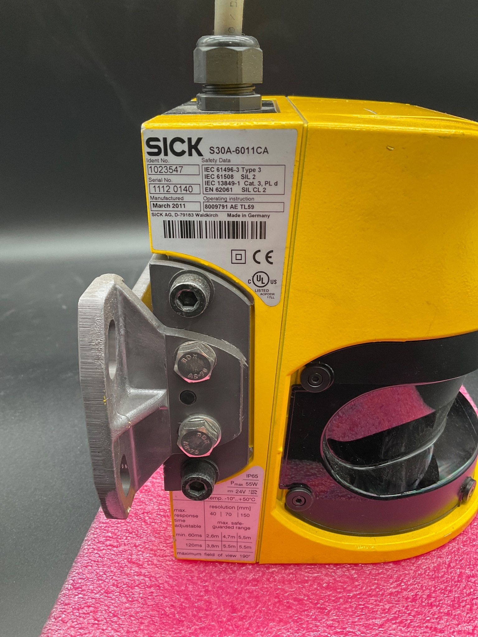 SICK S30A‑6011CA Safety Laser Scanner USED 5