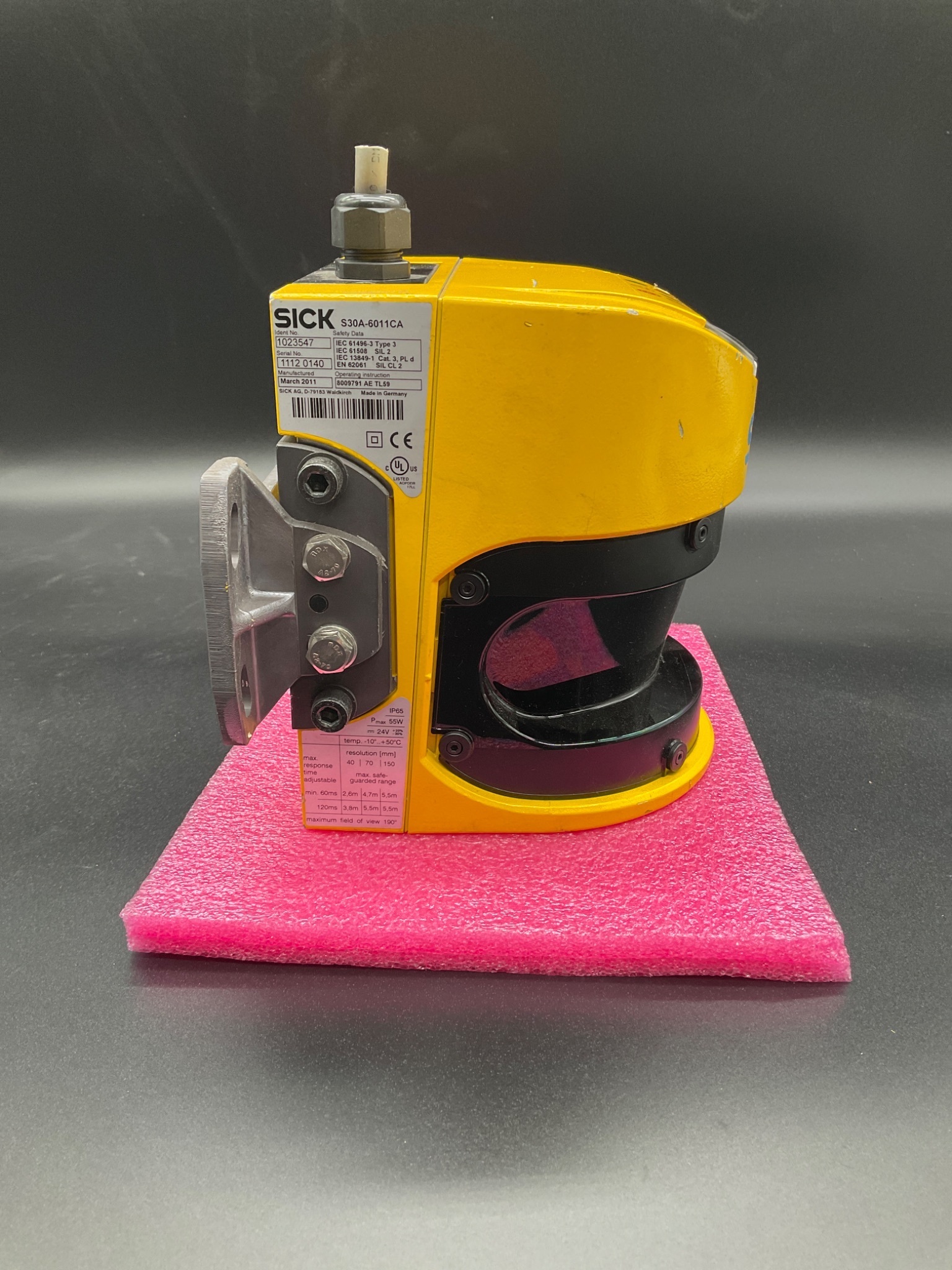 SICK S30A‑6011CA Safety Laser Scanner USED 6