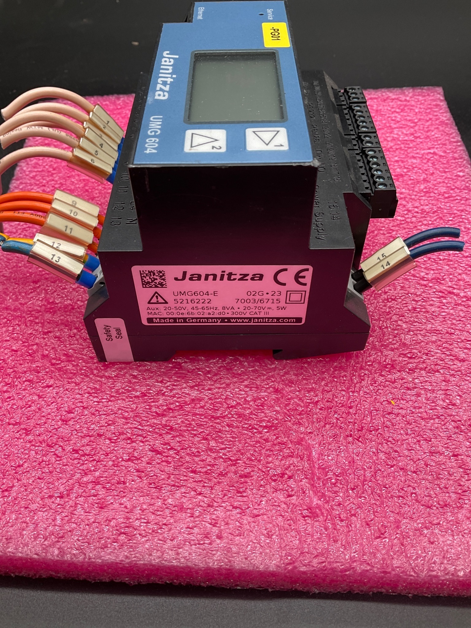 JANITZA UMG604‑E Power Quality Analyzer USED 2
