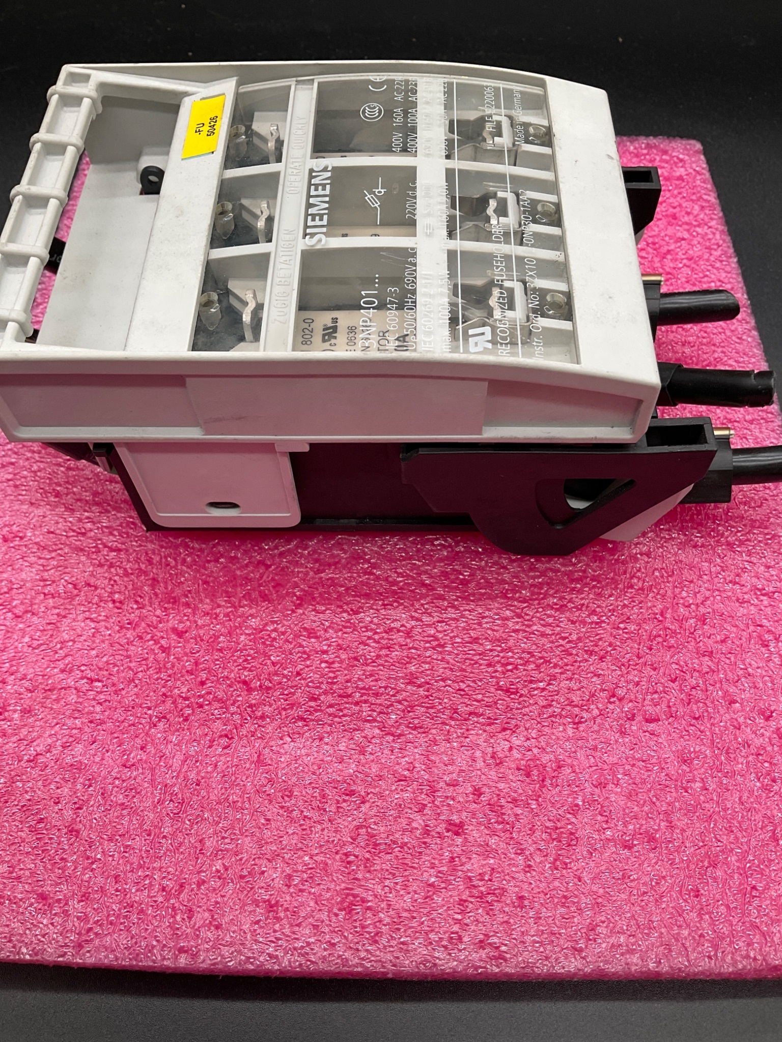 SIEMENS 3NP401 Fuse Switch USED 2