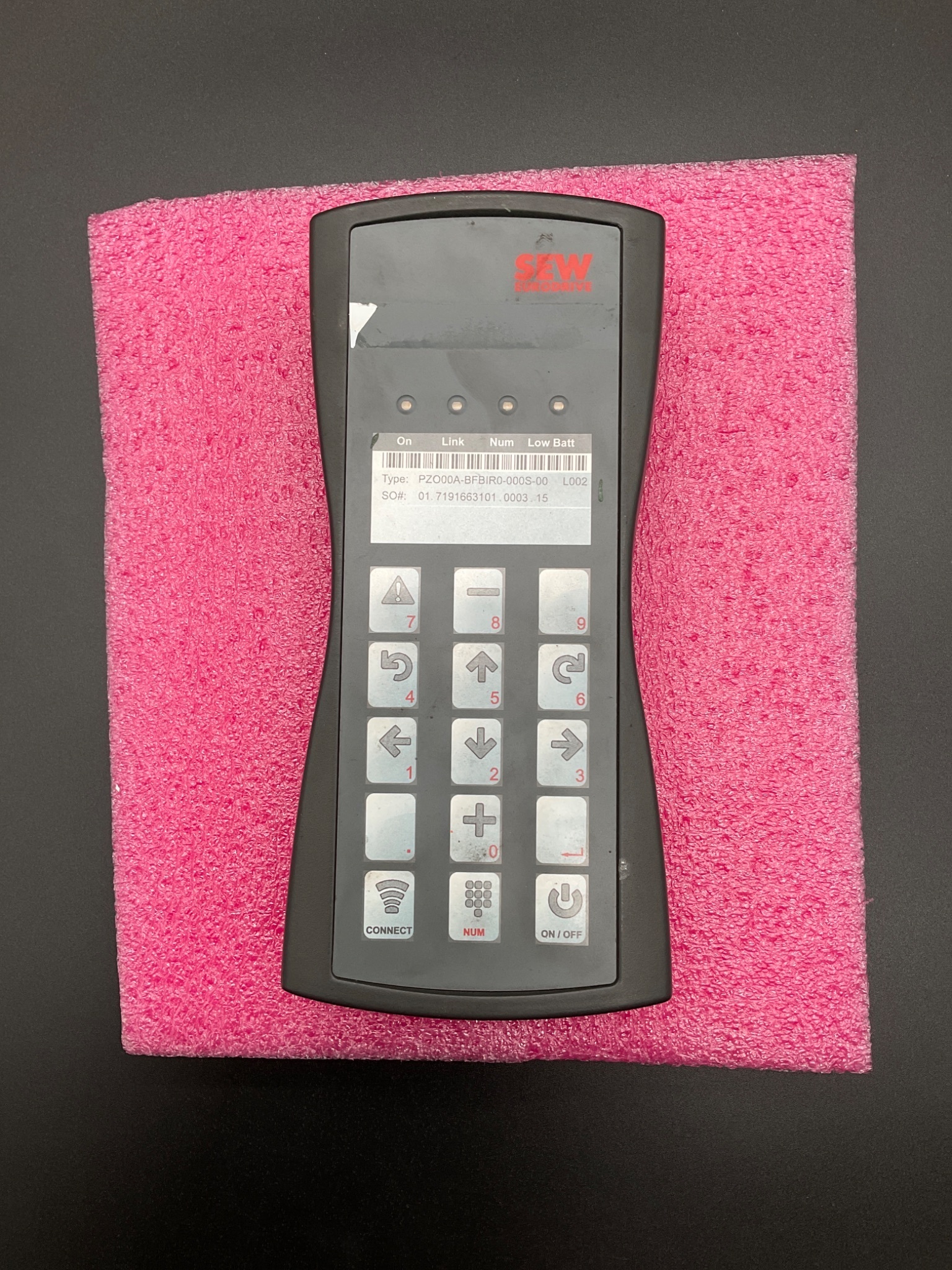 SEW‑EURODRIVE PZO00A‑BFBIR0‑000S‑00 Handheld Keypad USED 0