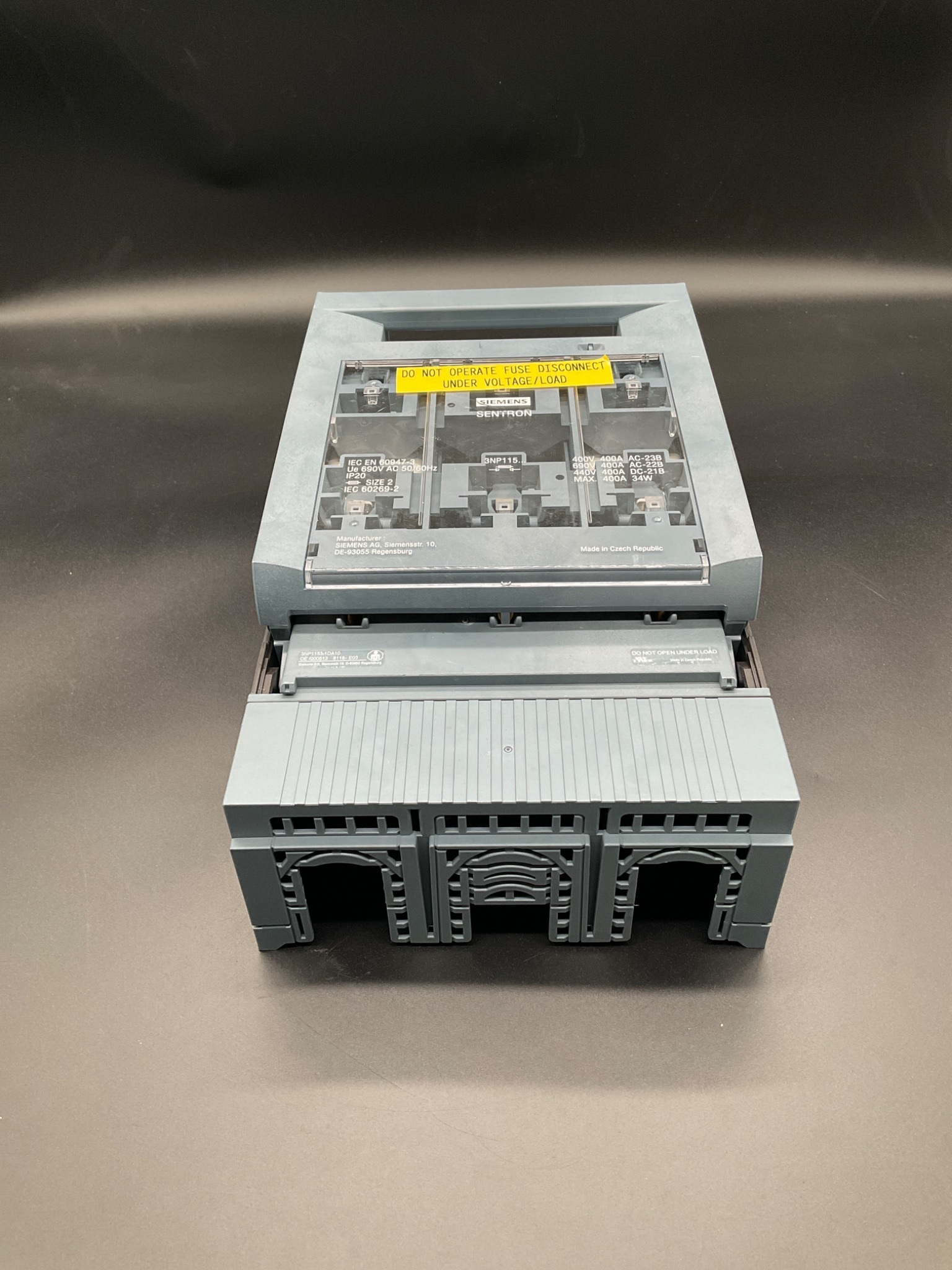 SIEMENS 3NP11531DA10 SENTRON Fuse Switch Disconnect USED 0