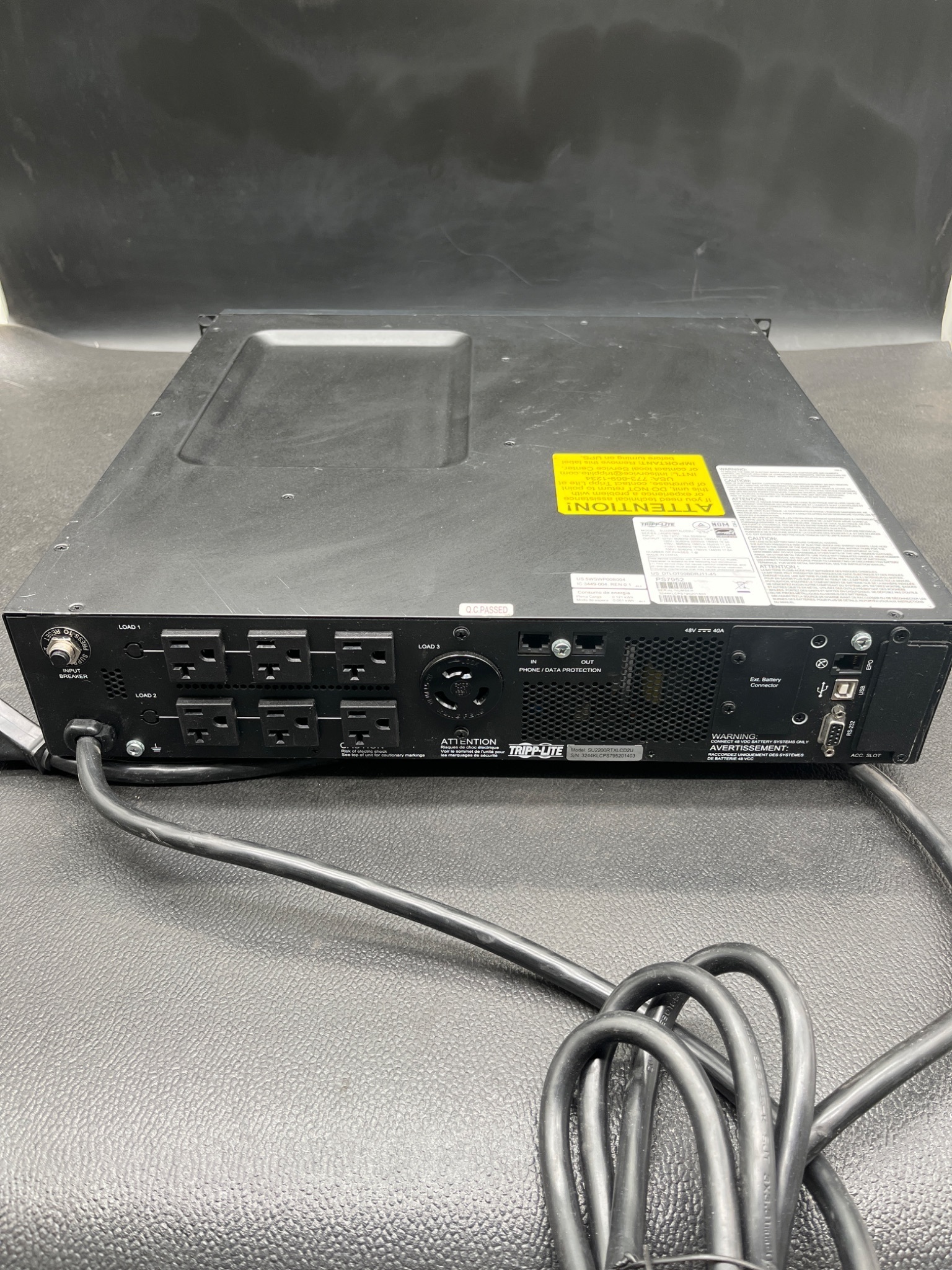 TRIPP‑LITE PS7952 SmartOnline Rack‑Mount UPS USED 2