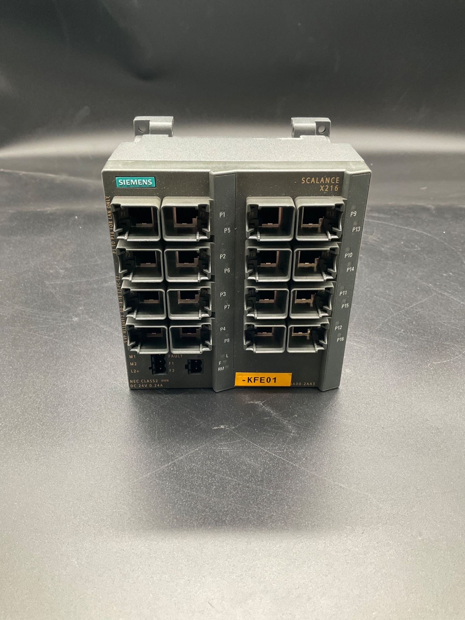 SIEMENS 6GK5216‑0BA00‑2AA3 SCALANCE X216 Ethernet Switch USED 0
