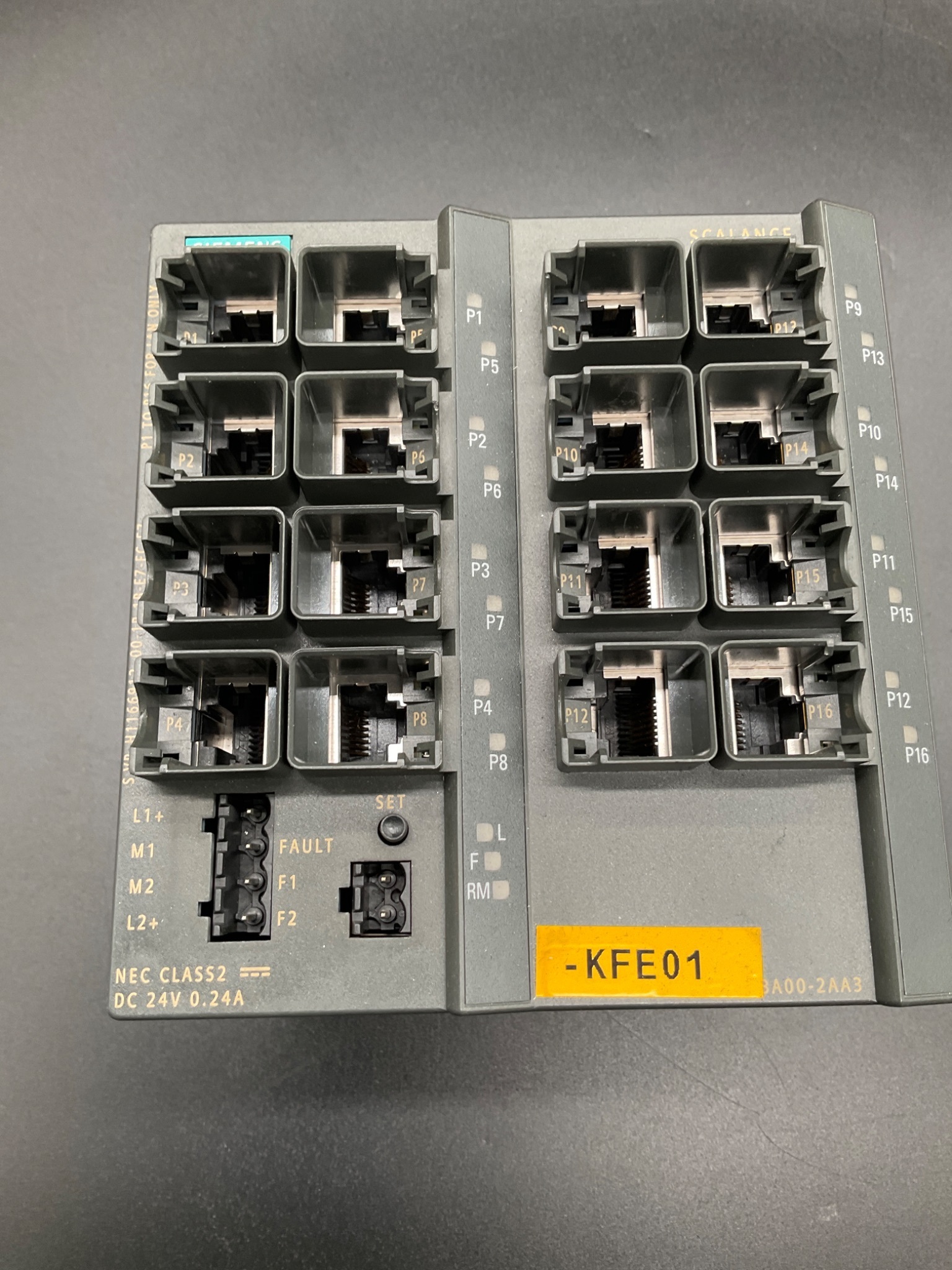 SIEMENS 6GK5216‑0BA00‑2AA3 SCALANCE X216 Ethernet Switch USED 2