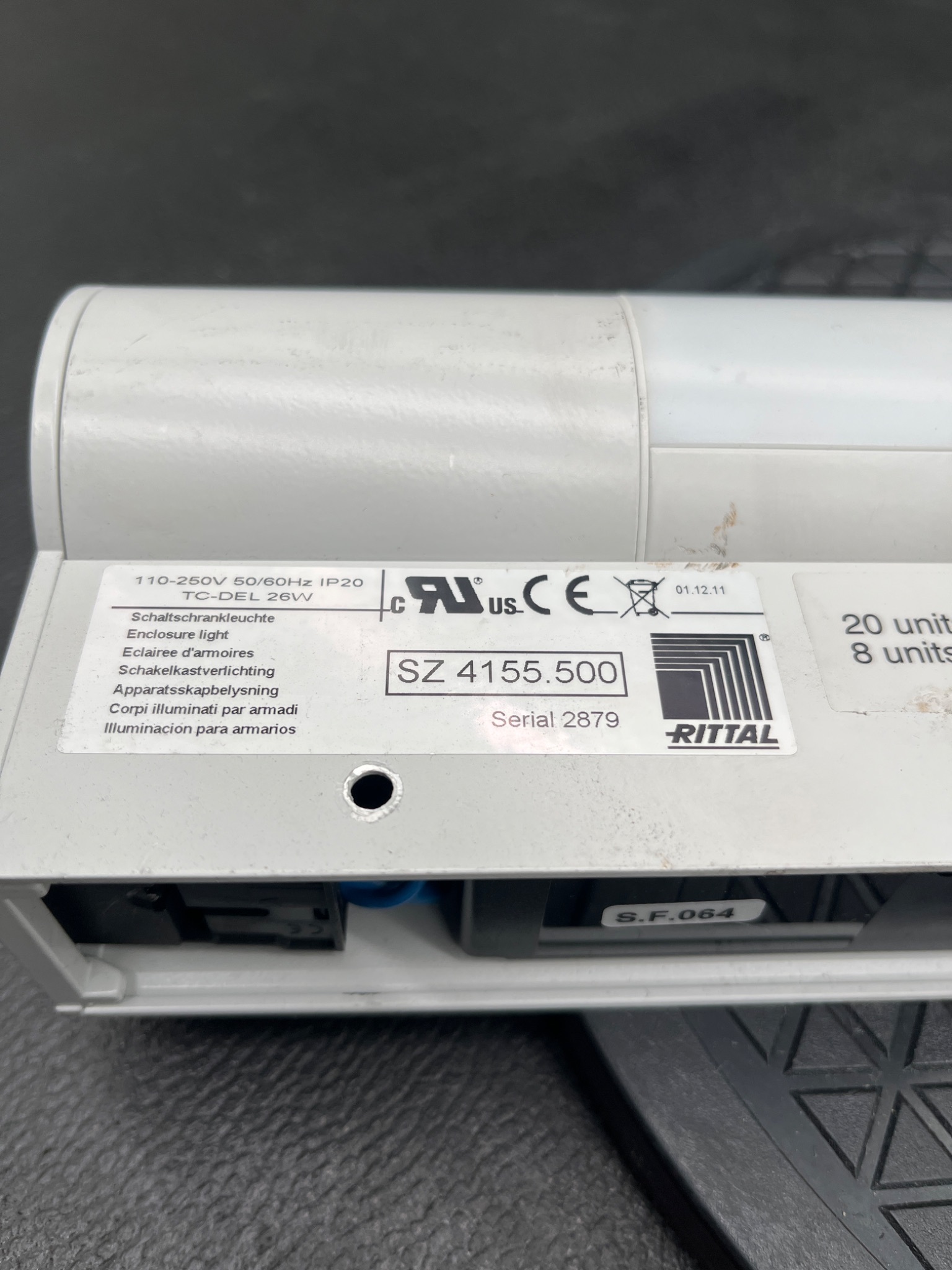 RITTAL SZ 4155.500 Enclosure Light 26W USED 5
