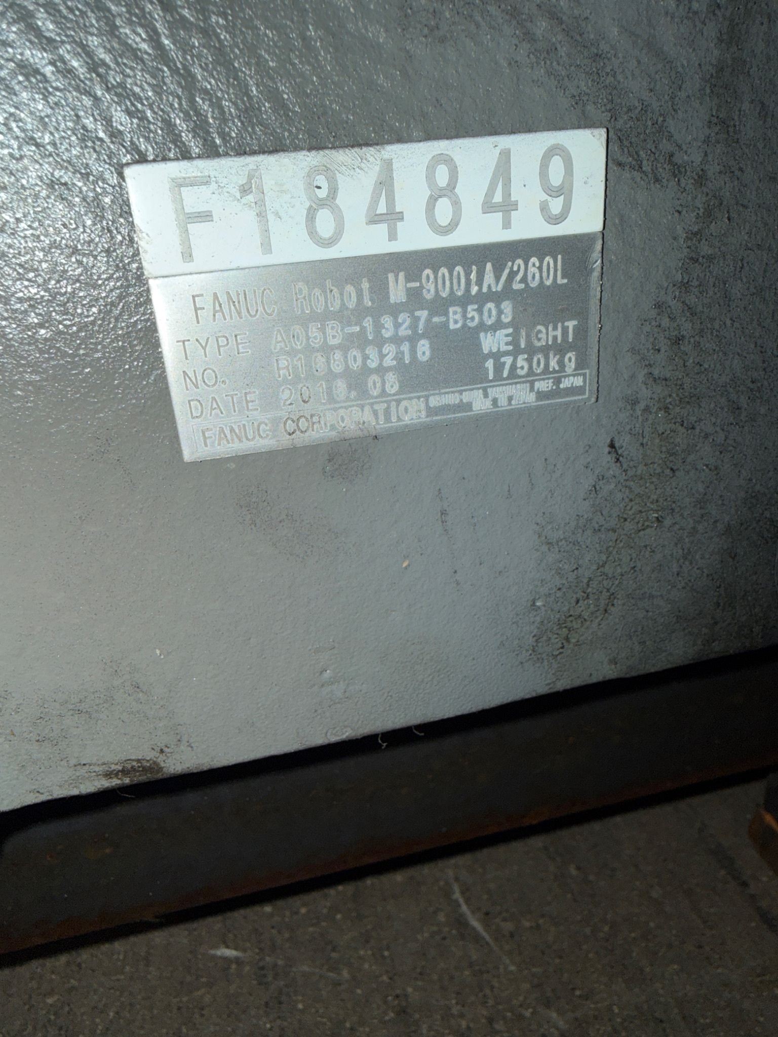 FANUC M‑900iA/260L Complete with R‑30iB Controller USED 12