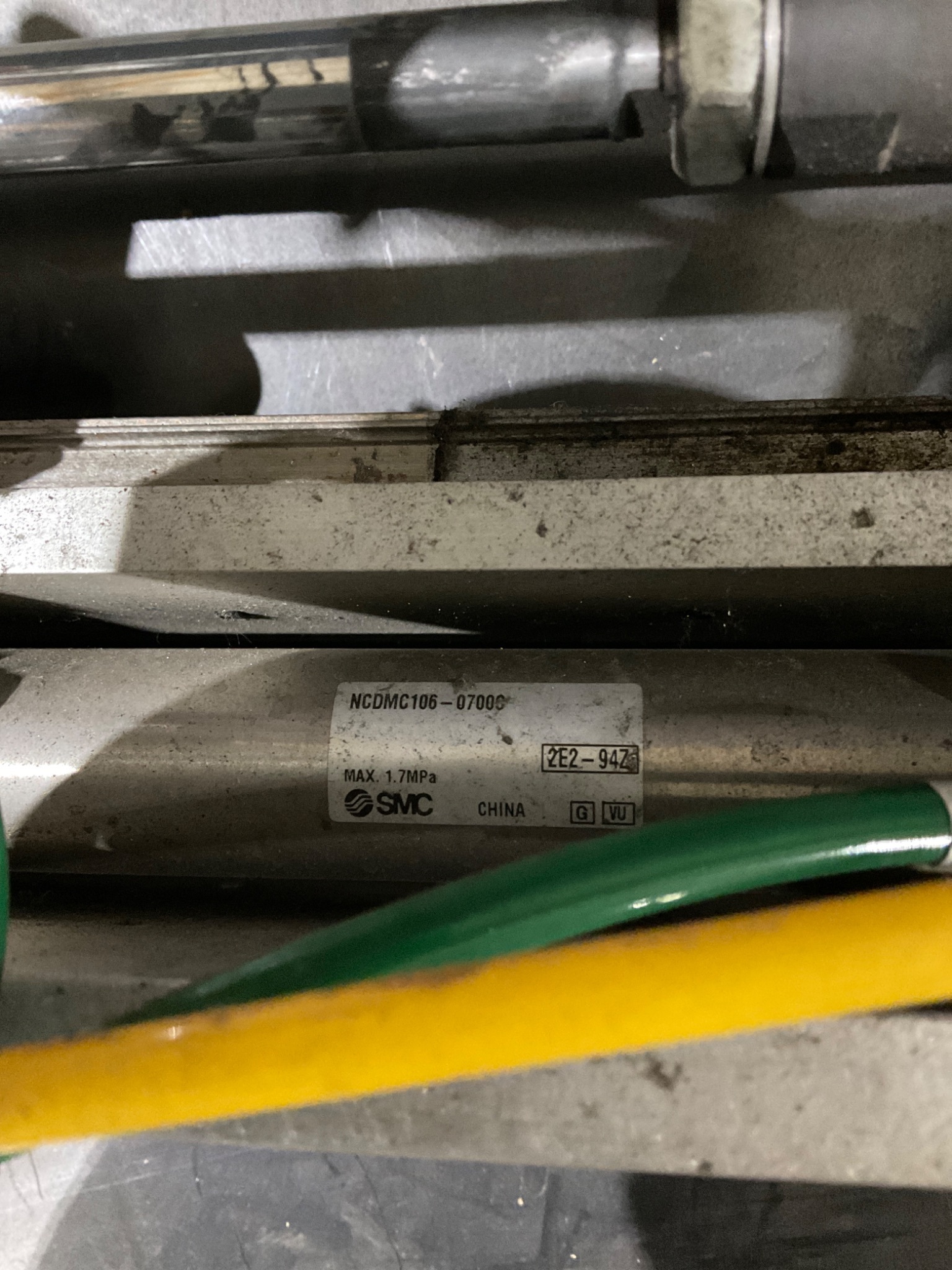 ASSEMBLY AUTOMATION INDUSTRIES Linear Actuator Assembly with SMC Cylinders USED 1