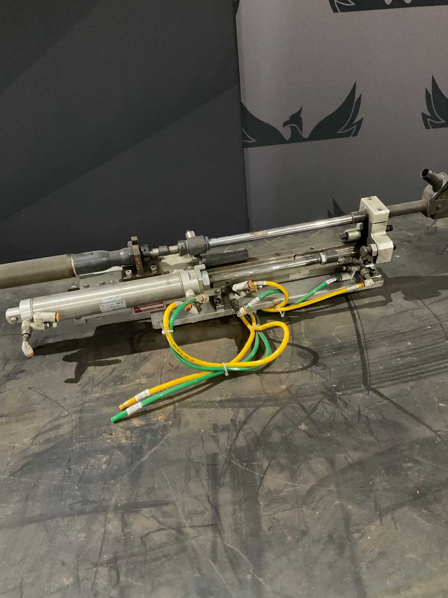 ASSEMBLY AUTOMATION INDUSTRIES Linear Actuator Assembly with SMC Cylinders USED 5