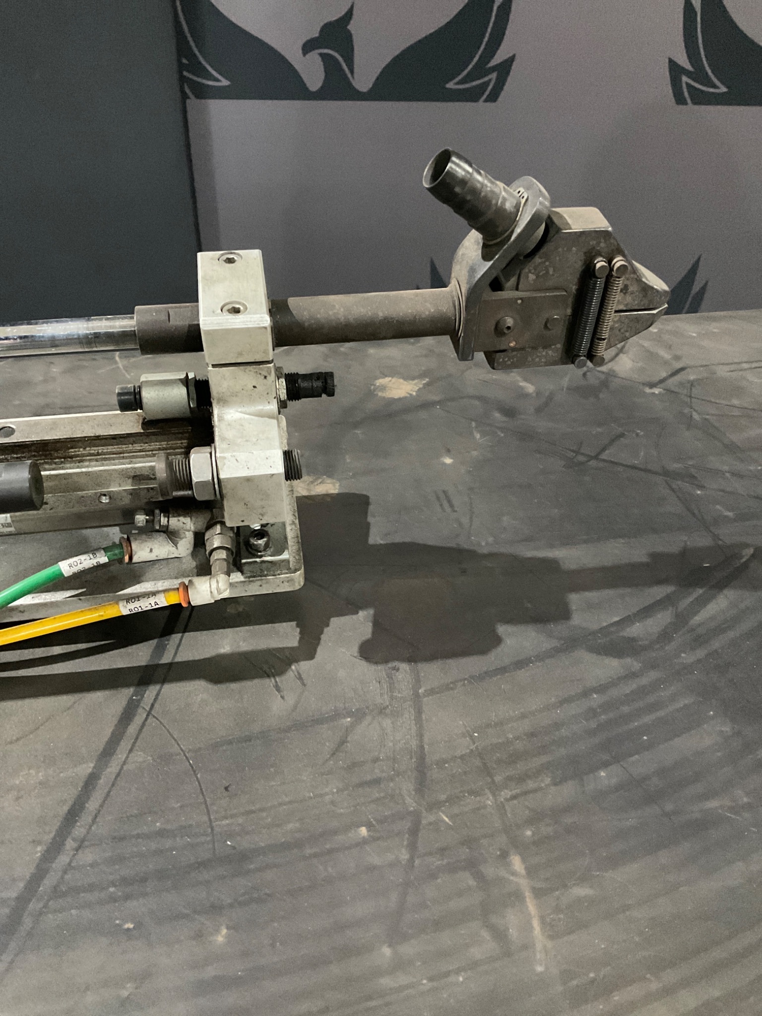 ASSEMBLY AUTOMATION INDUSTRIES Linear Actuator Assembly with SMC Cylinders USED 7