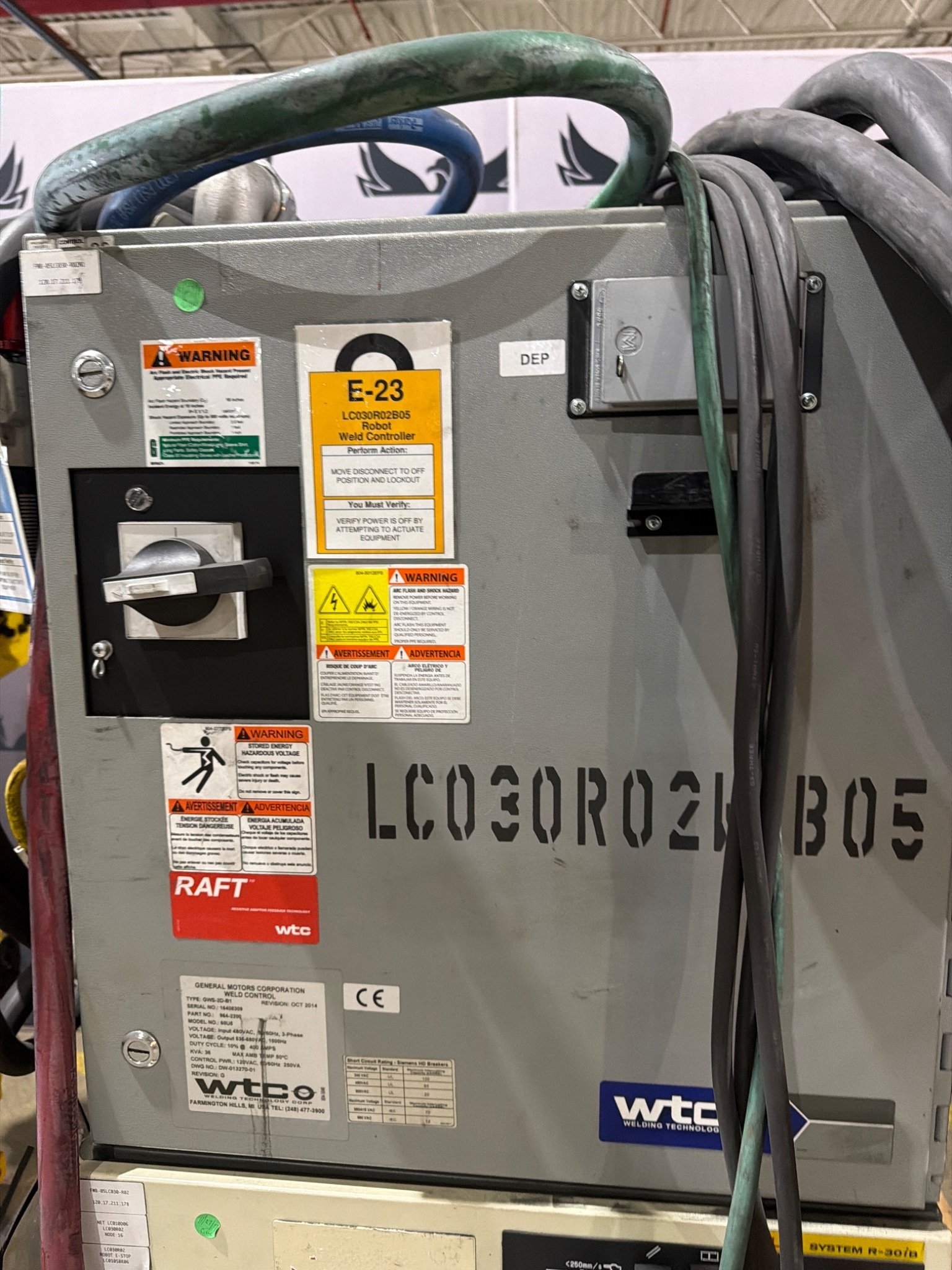 FANUC R‑2000iC/165F Complete with R‑30iB and WTC Weld Control USED 8