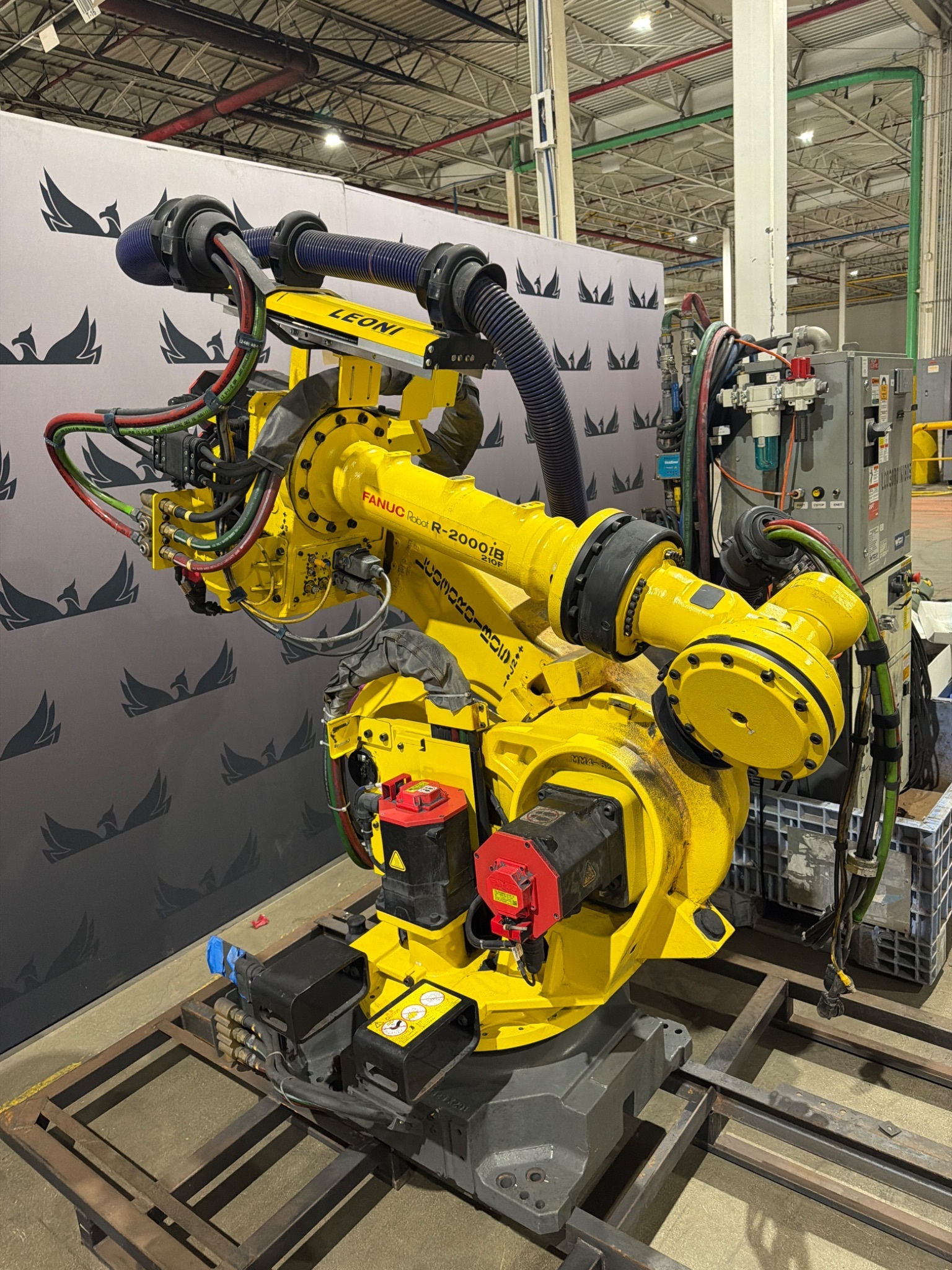 FANUC R‑2000iB/210F Complete w/ R‑30iB Controller, WTC Weld Controls USED 2