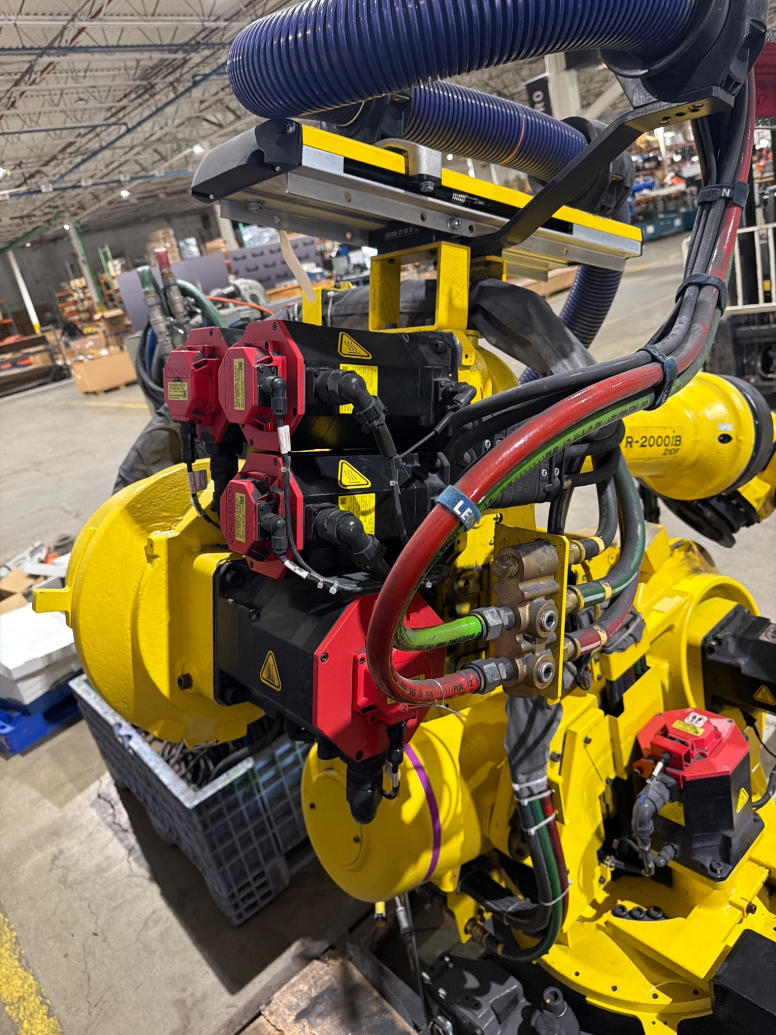 FANUC R‑2000iB/210F Complete w/ R‑30iB Controller, WTC Weld Controls USED 5