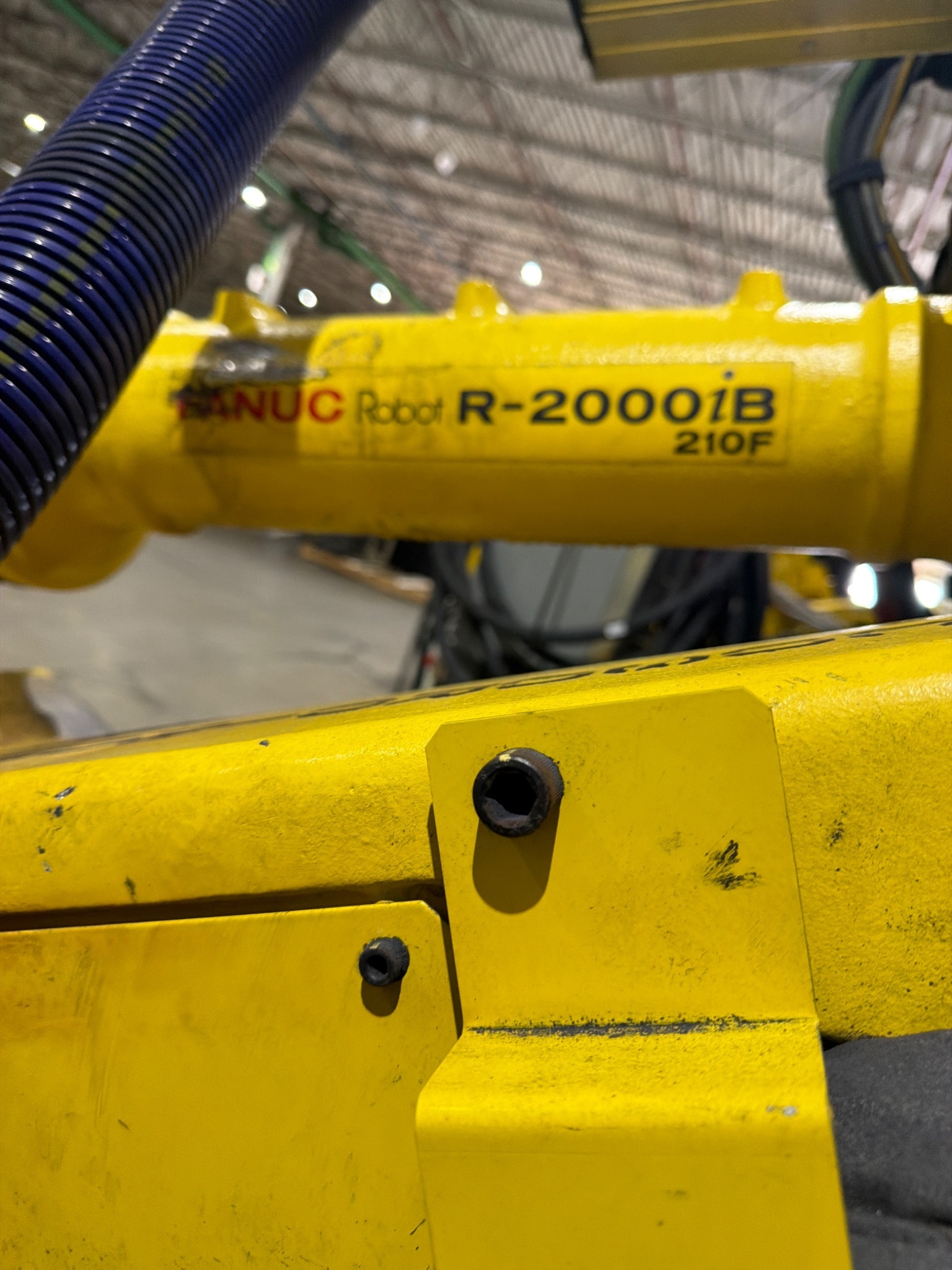FANUC R‑2000iB/210F Complete w/ R‑30iB Controller, WTC Weld Controls USED 7