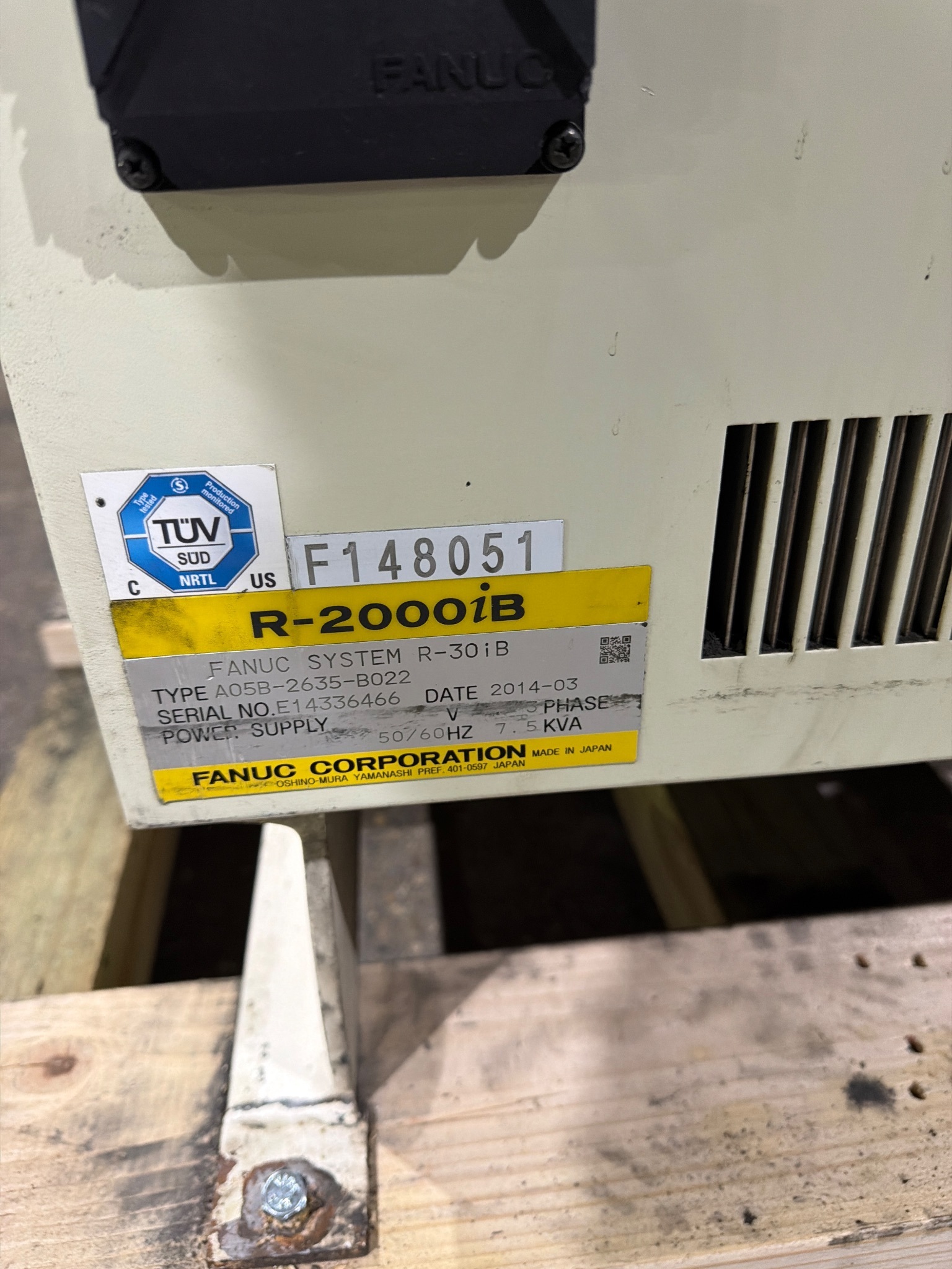 FANUC R-2000iB/210F w/ R-30iB Controls USED - No Pendant 13