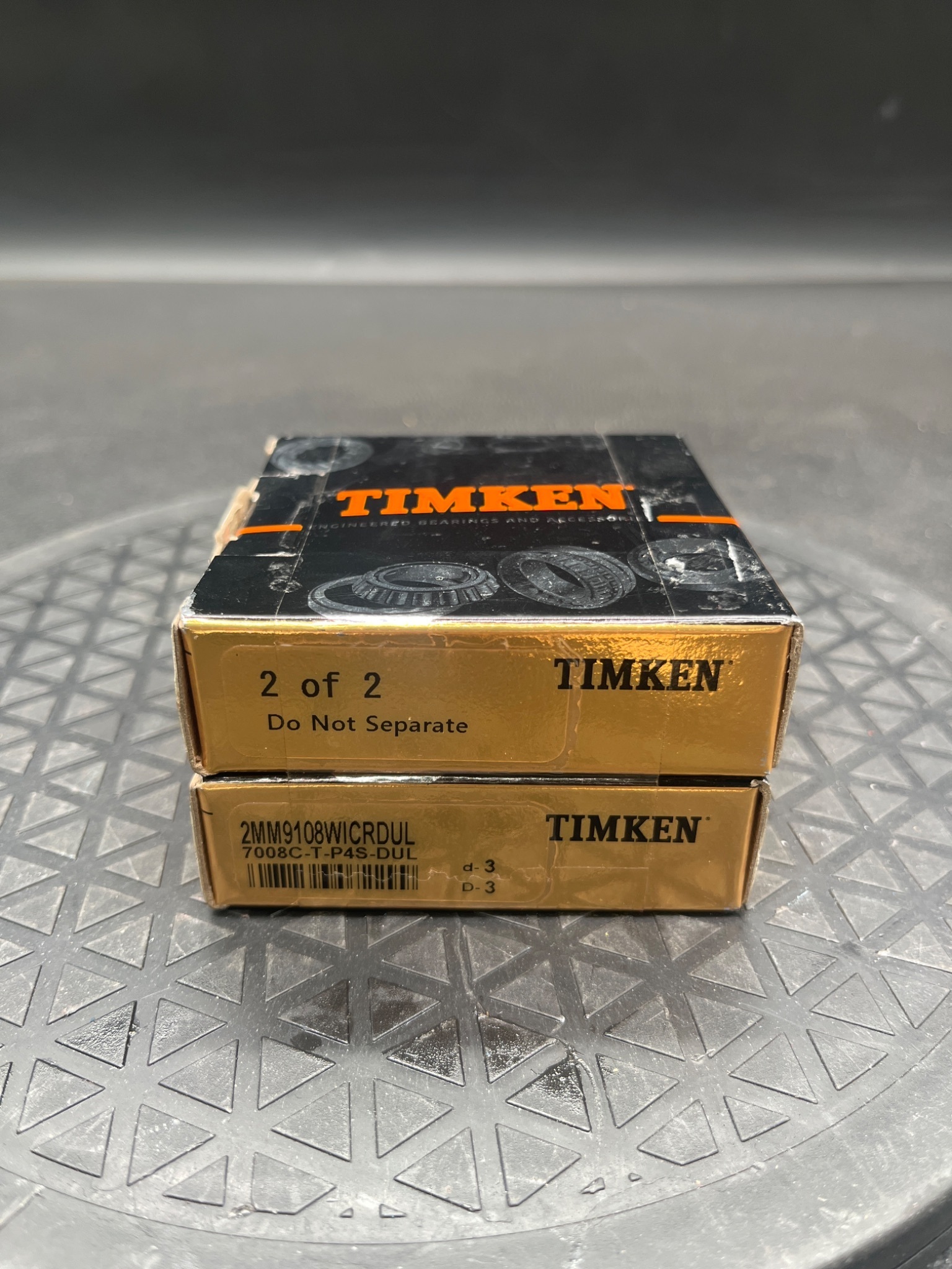TIMKEN 2MM9108WICRDUL/7008C‑T‑P4S‑DUL Precision Contact Bearing Set NEW 1
