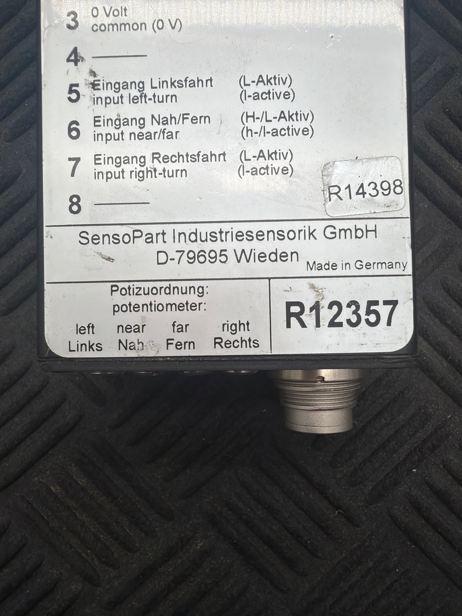 SENSOPART R12357 FMS 200‑01 Position Evaluation Module USED 5