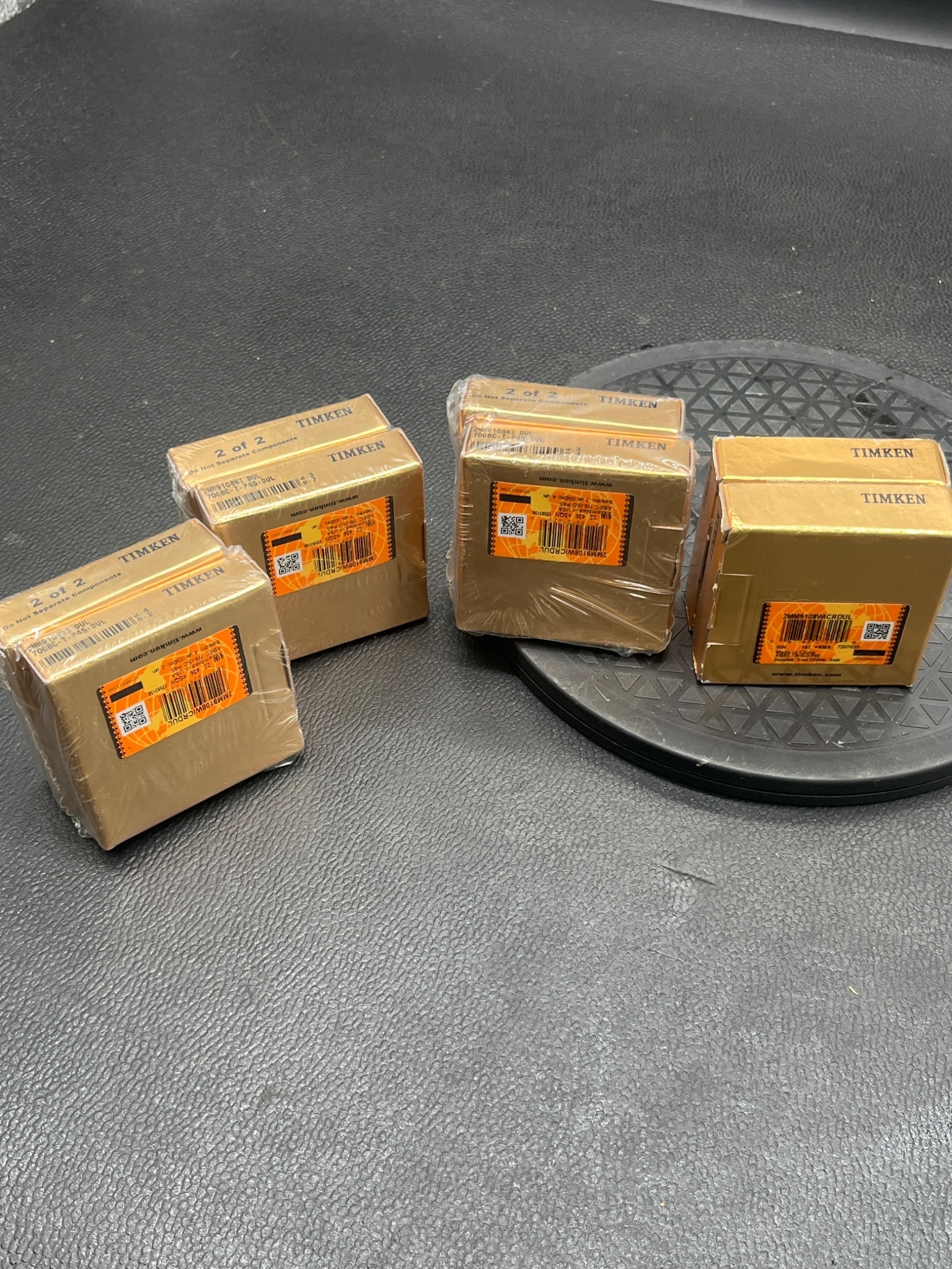 TIMKEN 2MM9108WICRDUL/7008C‑T‑P4S‑DUL Precision Contact Bearing Set NEW 5
