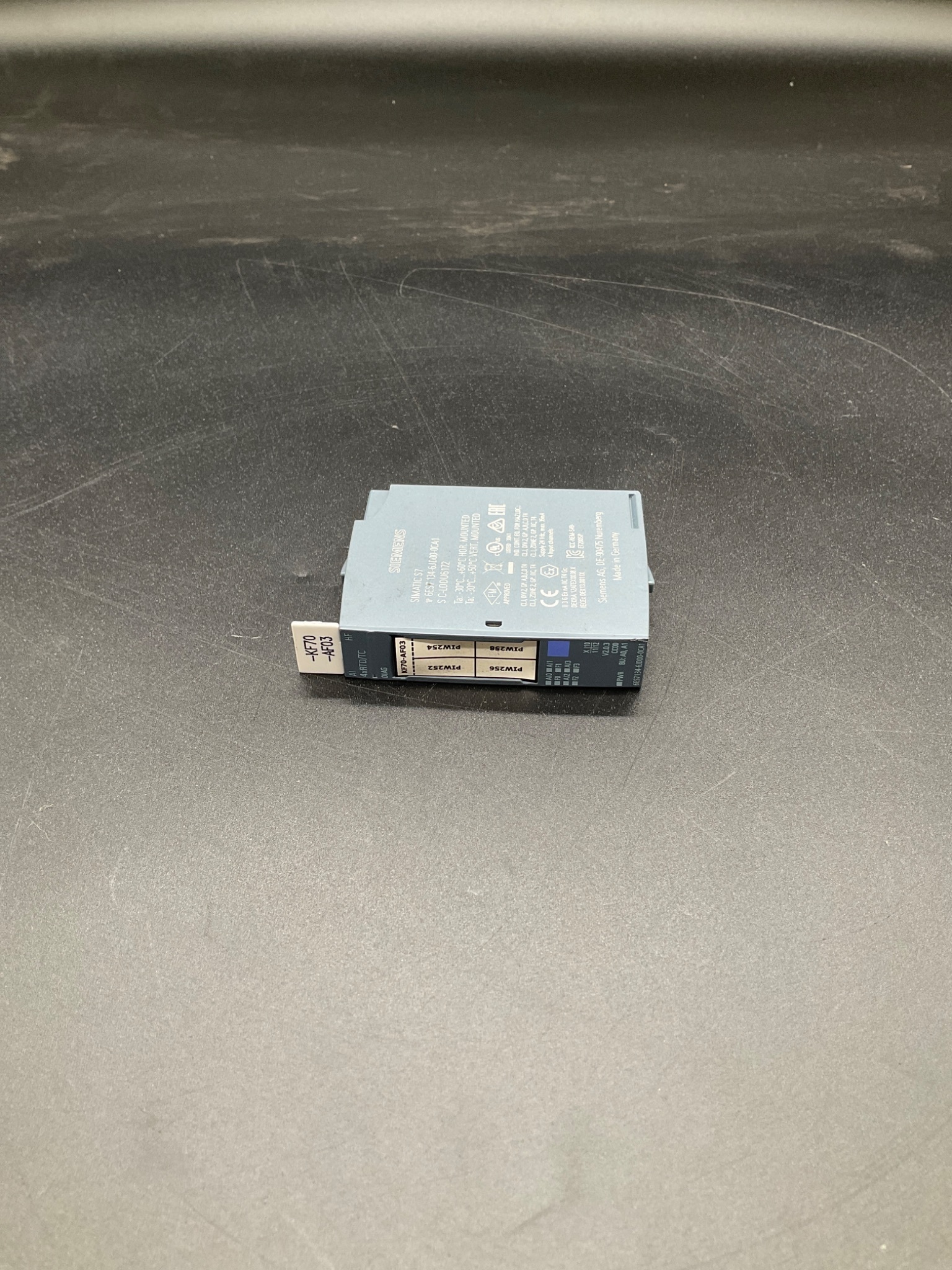 Siemens 6ES7134-6JD00-0CA1 SIMATIC ET 200SP Analog Input Module USED 1