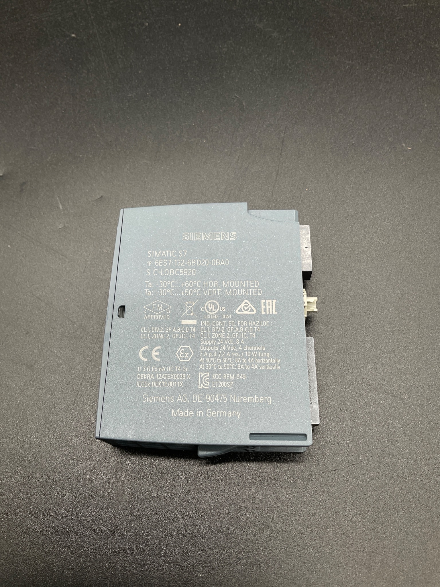 Siemens 6ES7132-6BD20-0BA0 SIMATIC ET 200SP Digital Output Module USED 0