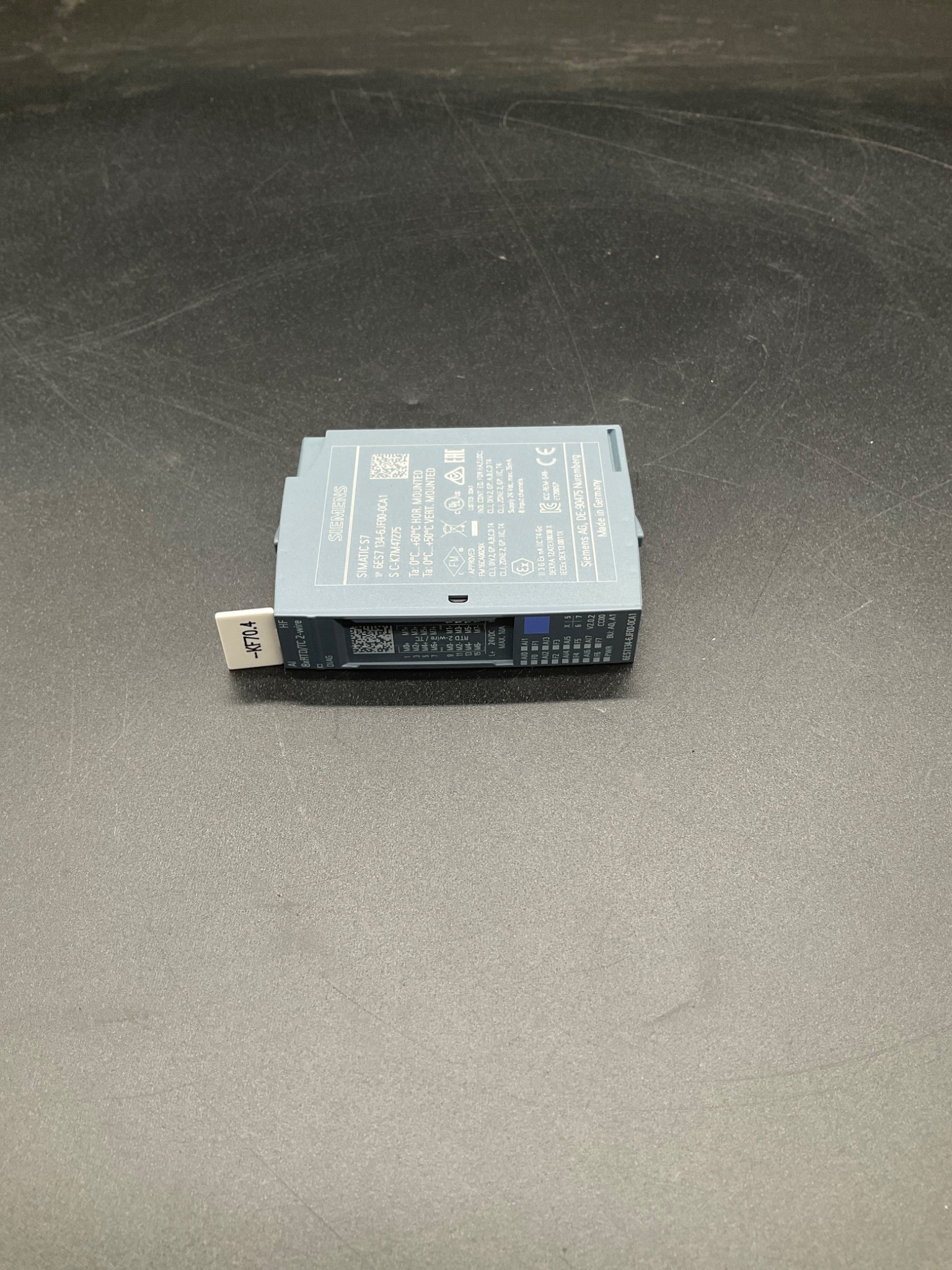Siemens 6ES7134-6JF00-0CA1 SIMATIC ET 200SP Analog Input Module USED 0