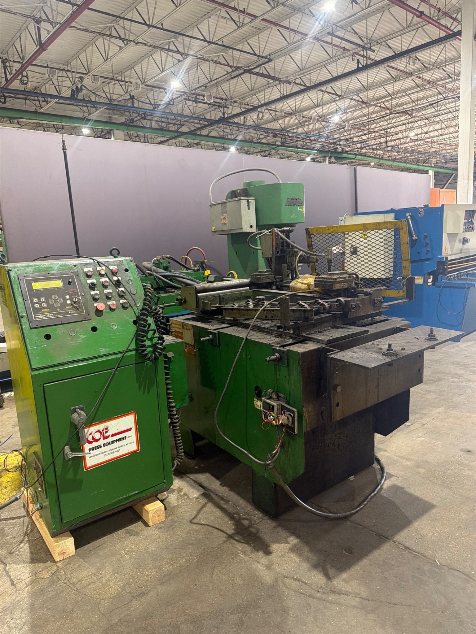 COE CPRF-324 Press Feed System with Denison Multipress and Air Feeds SB-34 USED 0