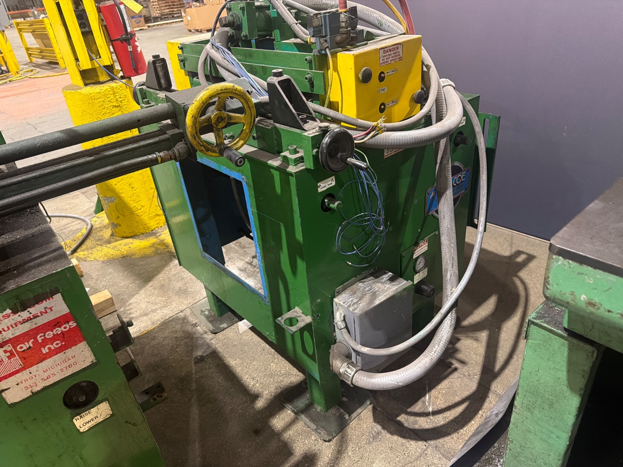 COE CPRF-324 Press Feed System with Denison Multipress and Air Feeds SB-34 USED 12