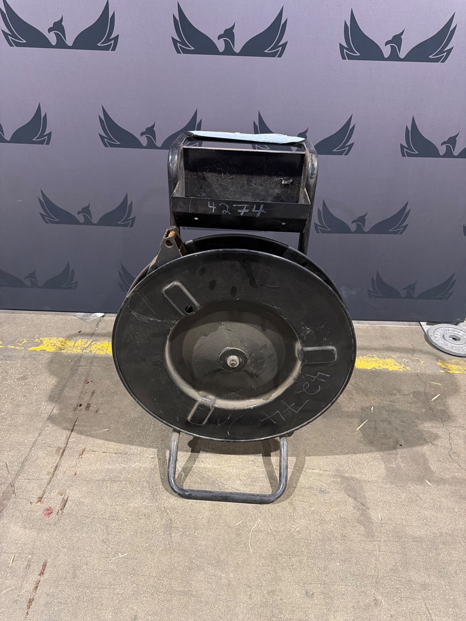 Signode DF-10-RW Strapping Dispenser Cart USED 0