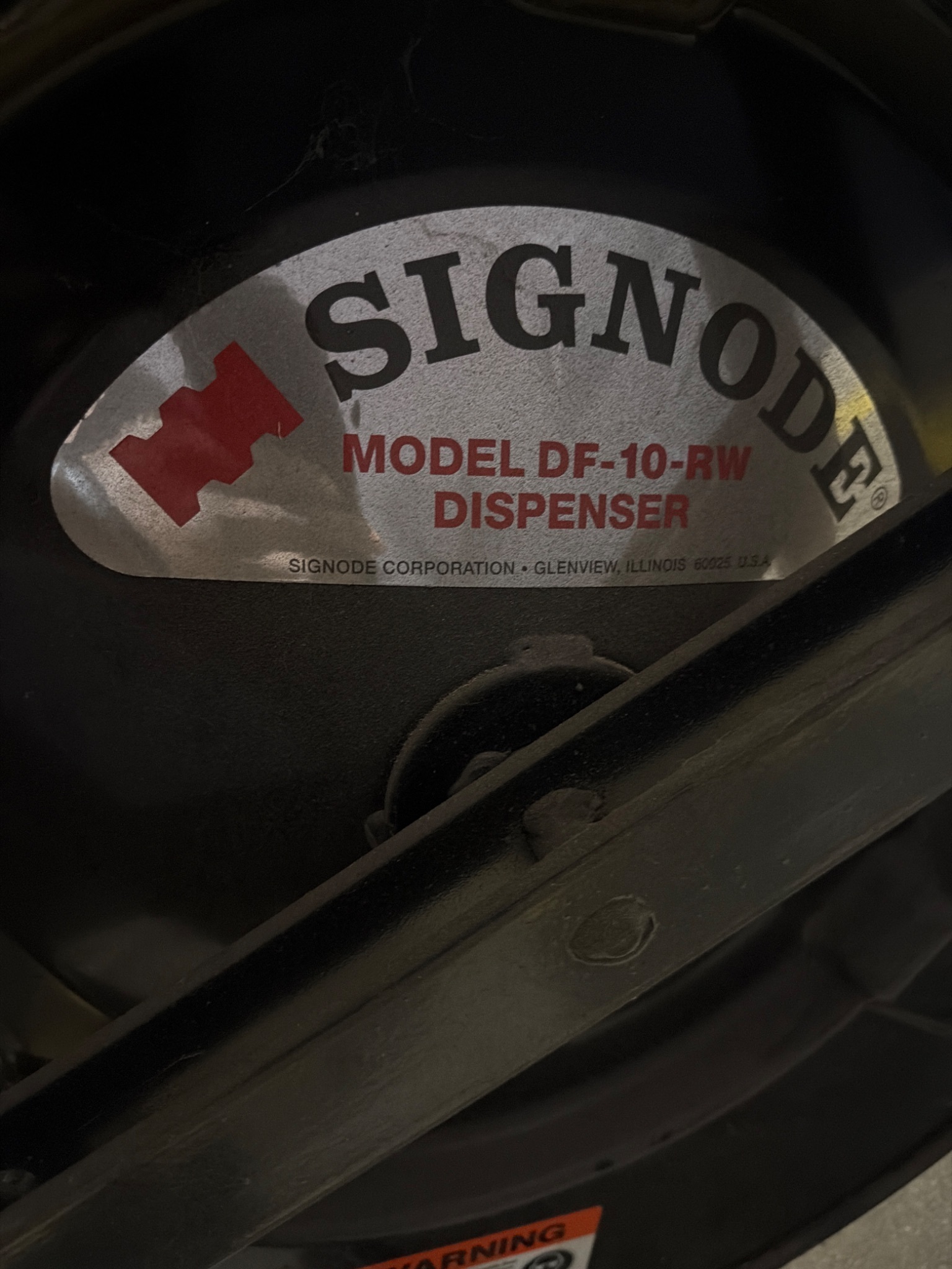 Signode DF-10-RW Strapping Dispenser Cart USED 3