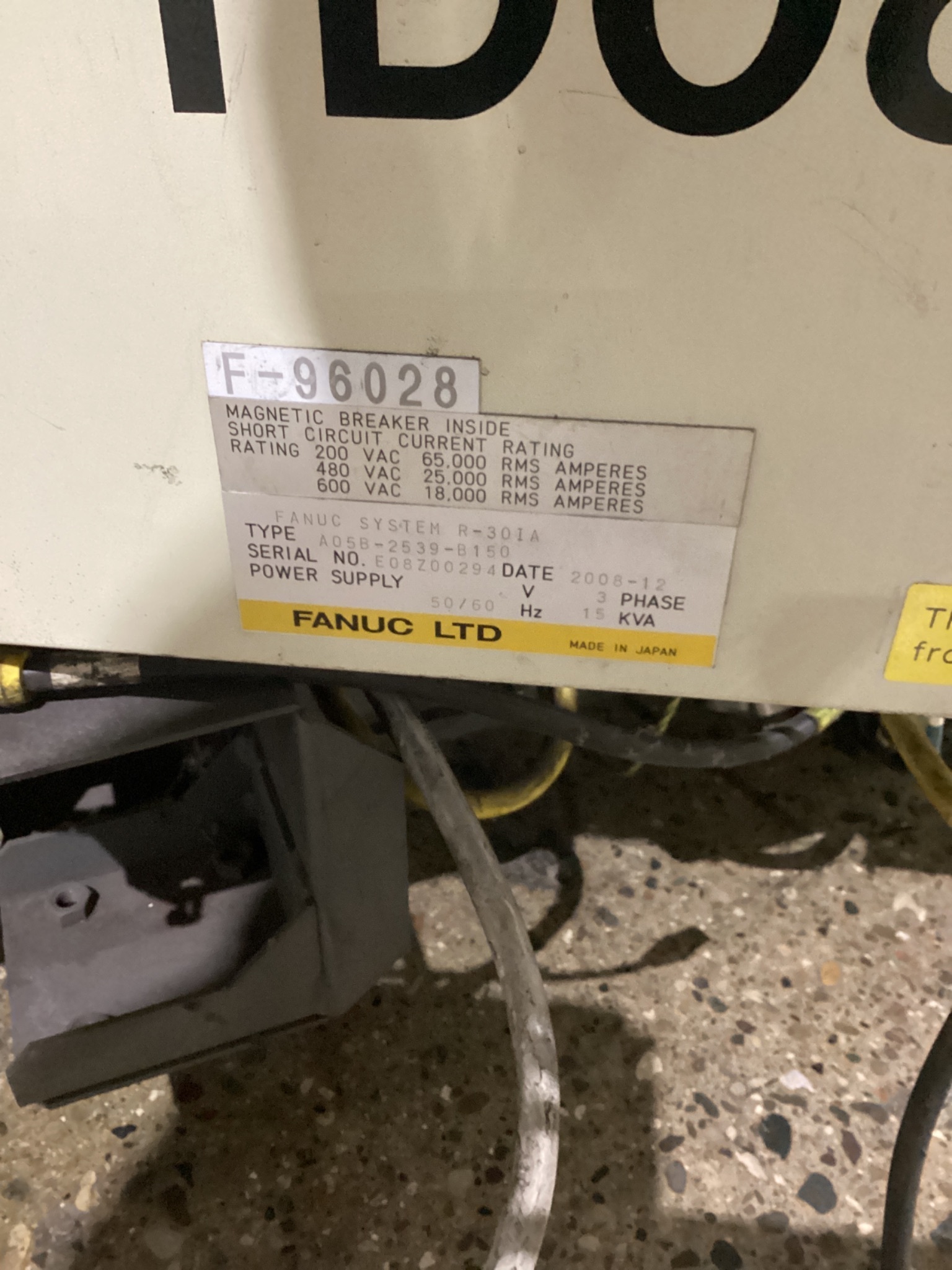 FANUC M-900iA/260L Complete w/ R-30iA Controller and WTC Weld Controls USED 12