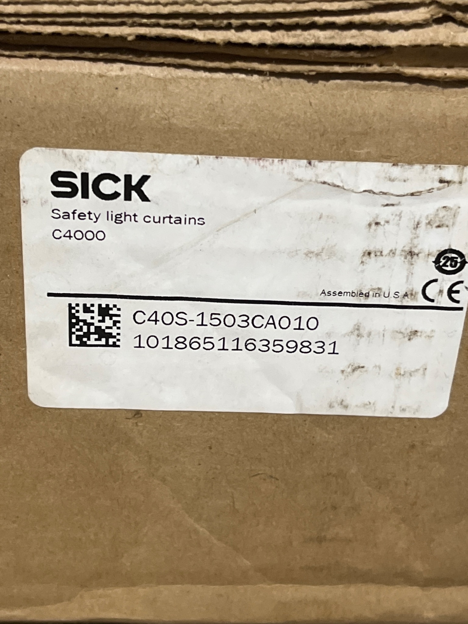 2025 SICK SAFETY LIGHT CURTAIN SET C40S-1503CA010 C4000 ADVANCED; NEW OPEN BOX 2